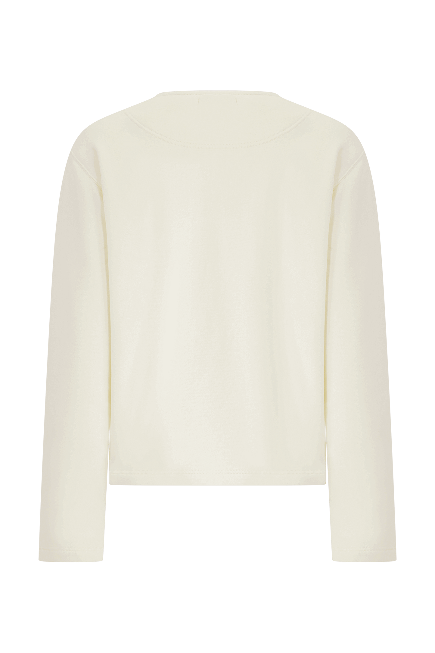 Literary Sport - Womens Daphne Lace Up Sweatshirt - Bone White