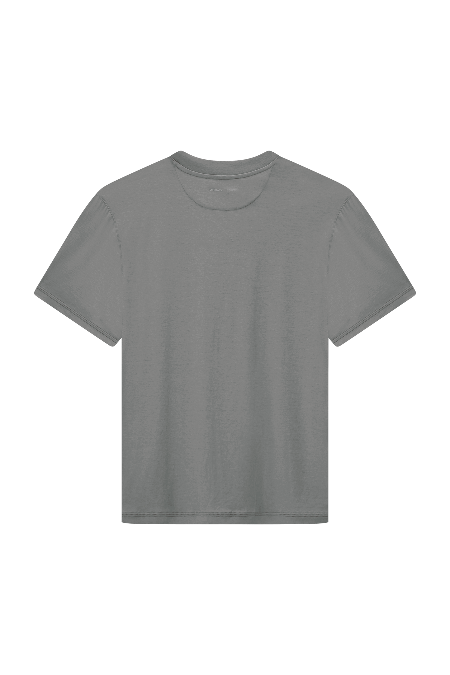 Literary Sport - Womens Lightweight Oversized Run T-Shirt in Cotton - Steel Grey