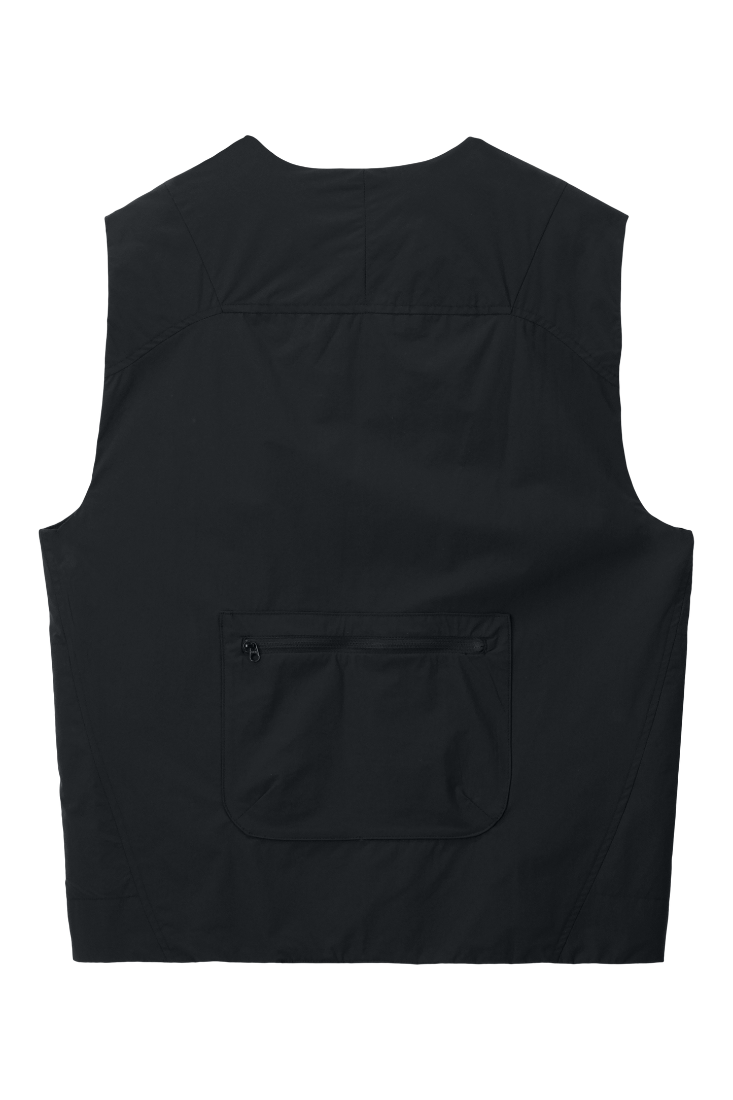 Literary Sport | Ada Womens Lightweight Packable Running Vest - Black - Back