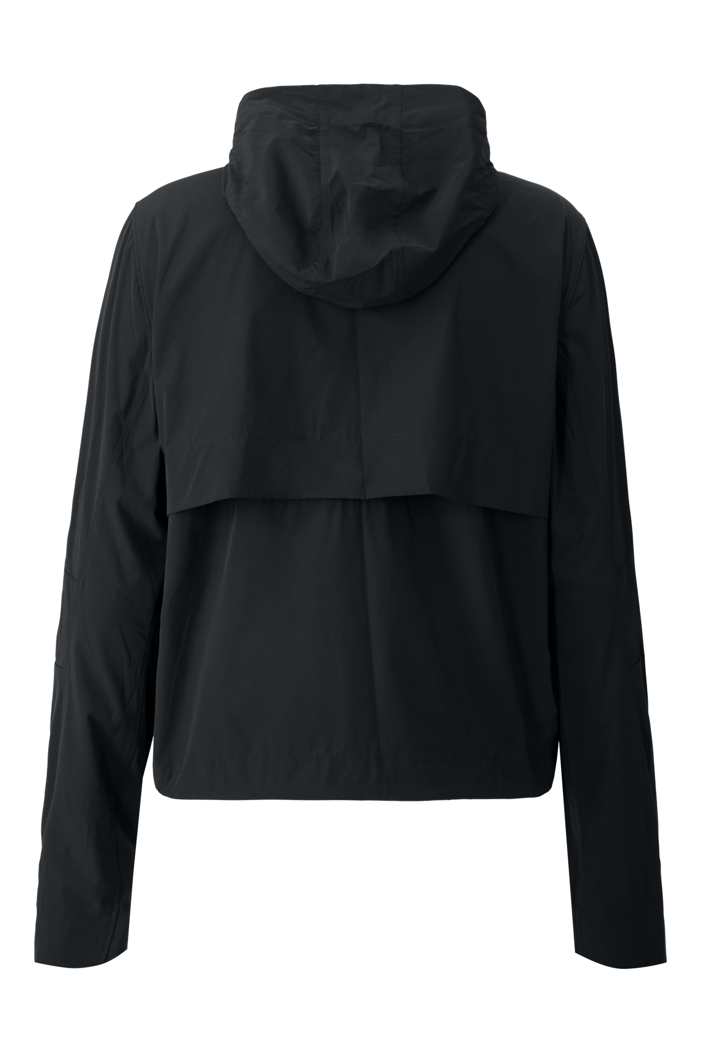 Literary Sport - Adrienne Womens Packable Running Jacket - Black - Back