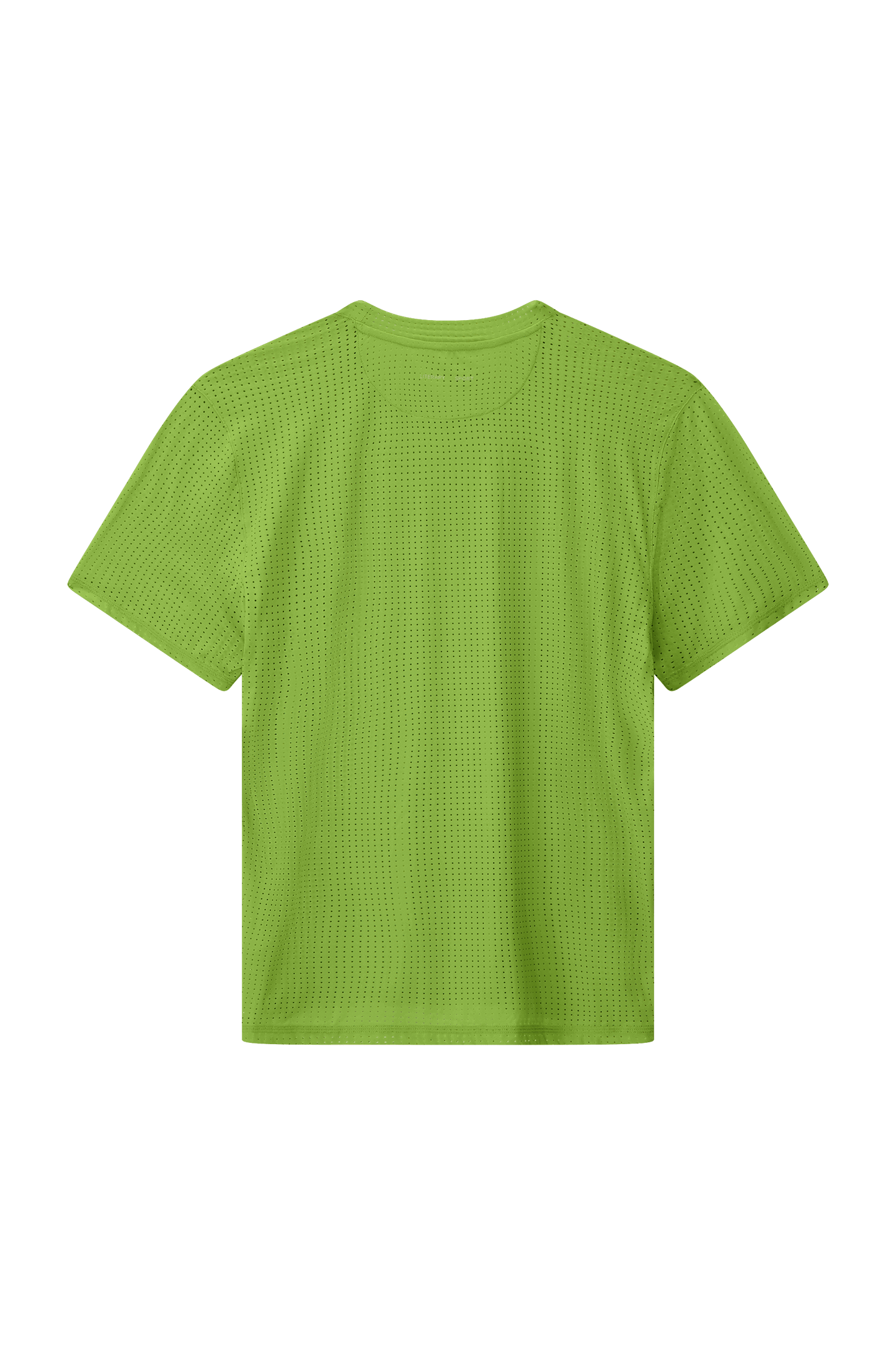 Literary Sport | Mens James Perforated Running T-Shirt in Verdant Green
