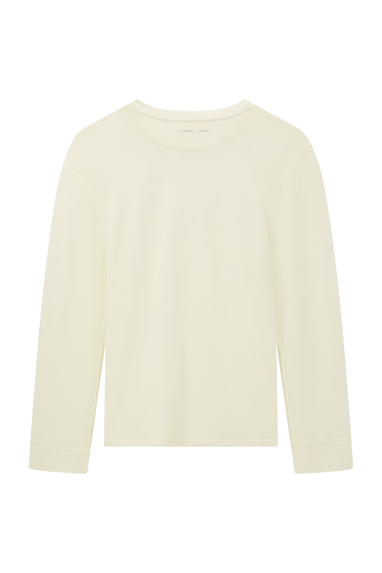Literary Sport | Men's Long Sleeve T-Shirt in Merino Mesh - Robbie Long Sleeve T-Shirt in Natural