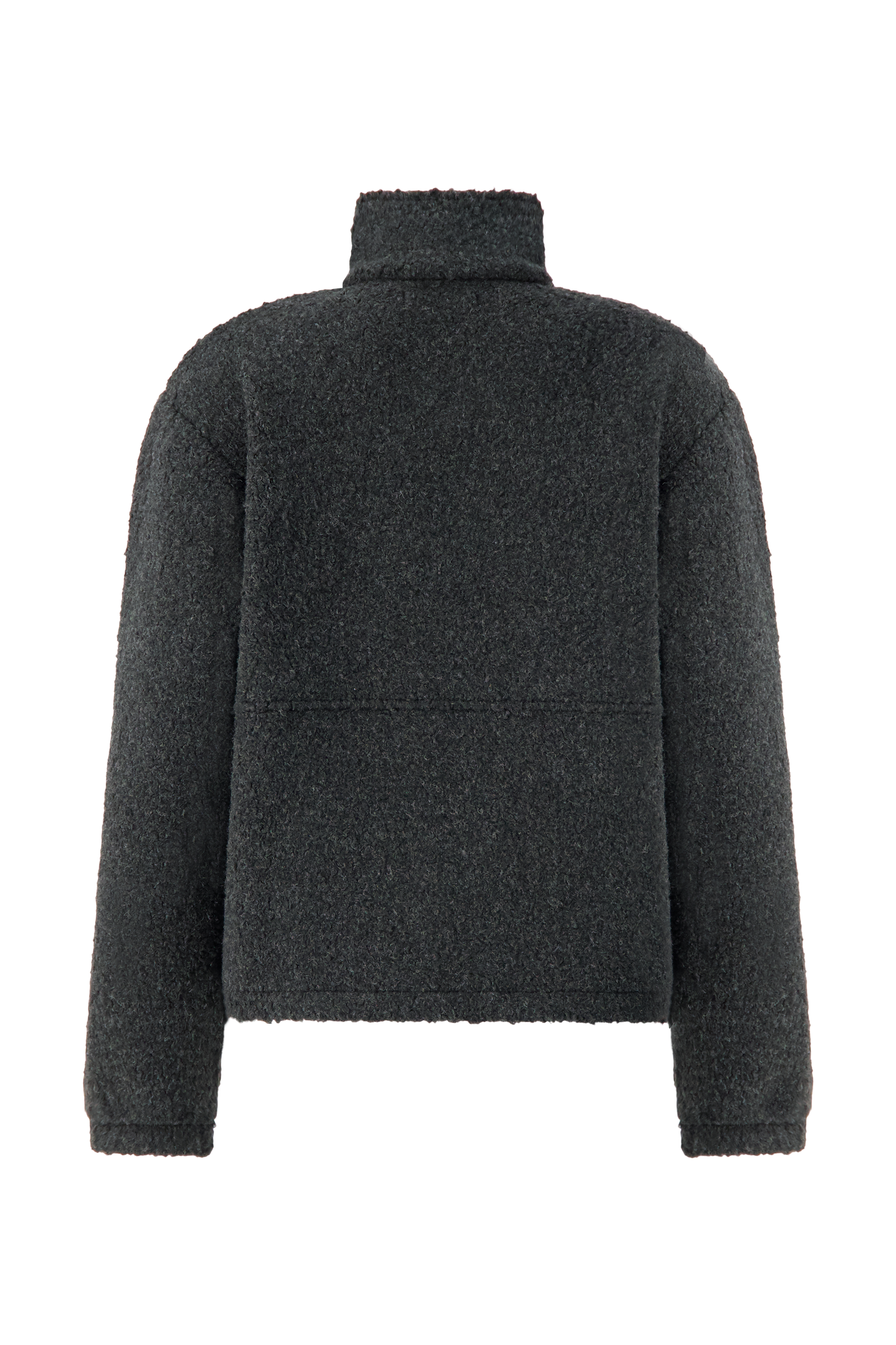 Literary Sport | Women's Full-Zip Wooly Fleece Jacket - Grace Fleece Jacket in Charcoal