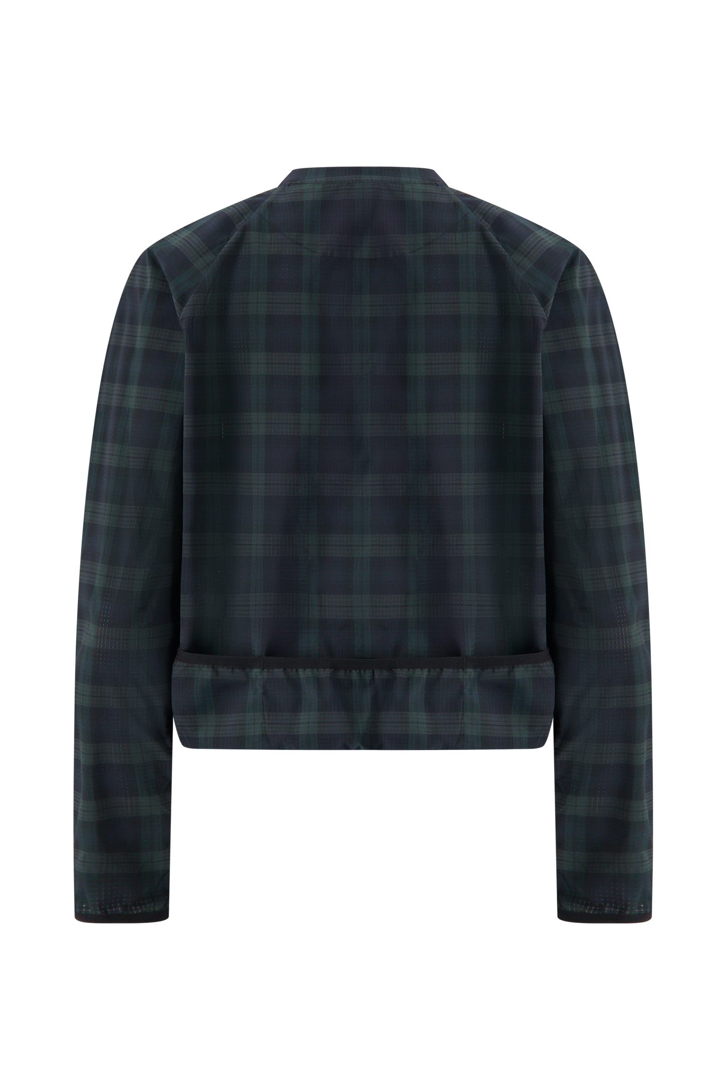 Literary Sport | Womens Lightweight Running Jacket - Tove Jacket in Green Blackwatch Tartan