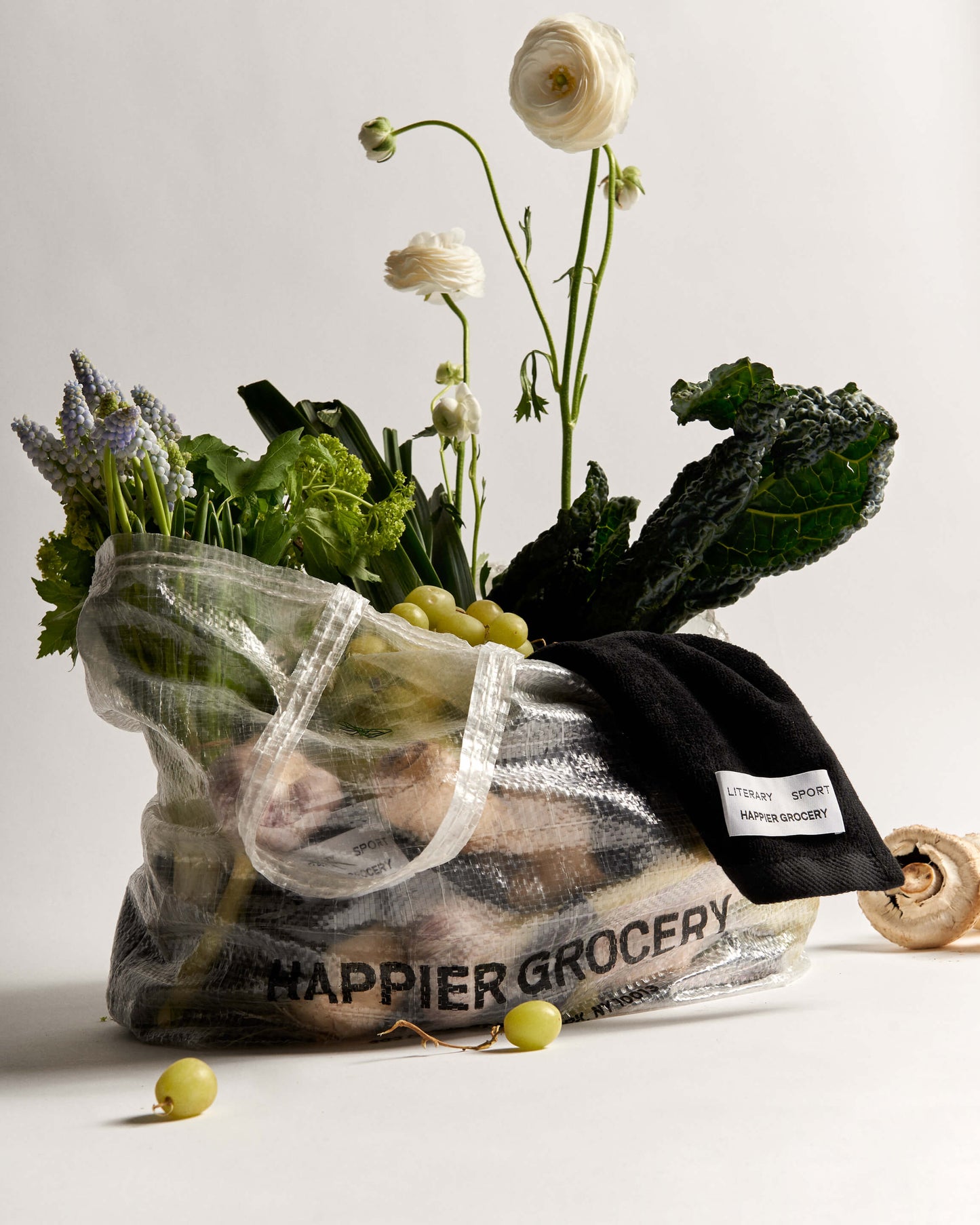 Literary Sport | Literary Sport x Happier Grocery Run Towel - Black