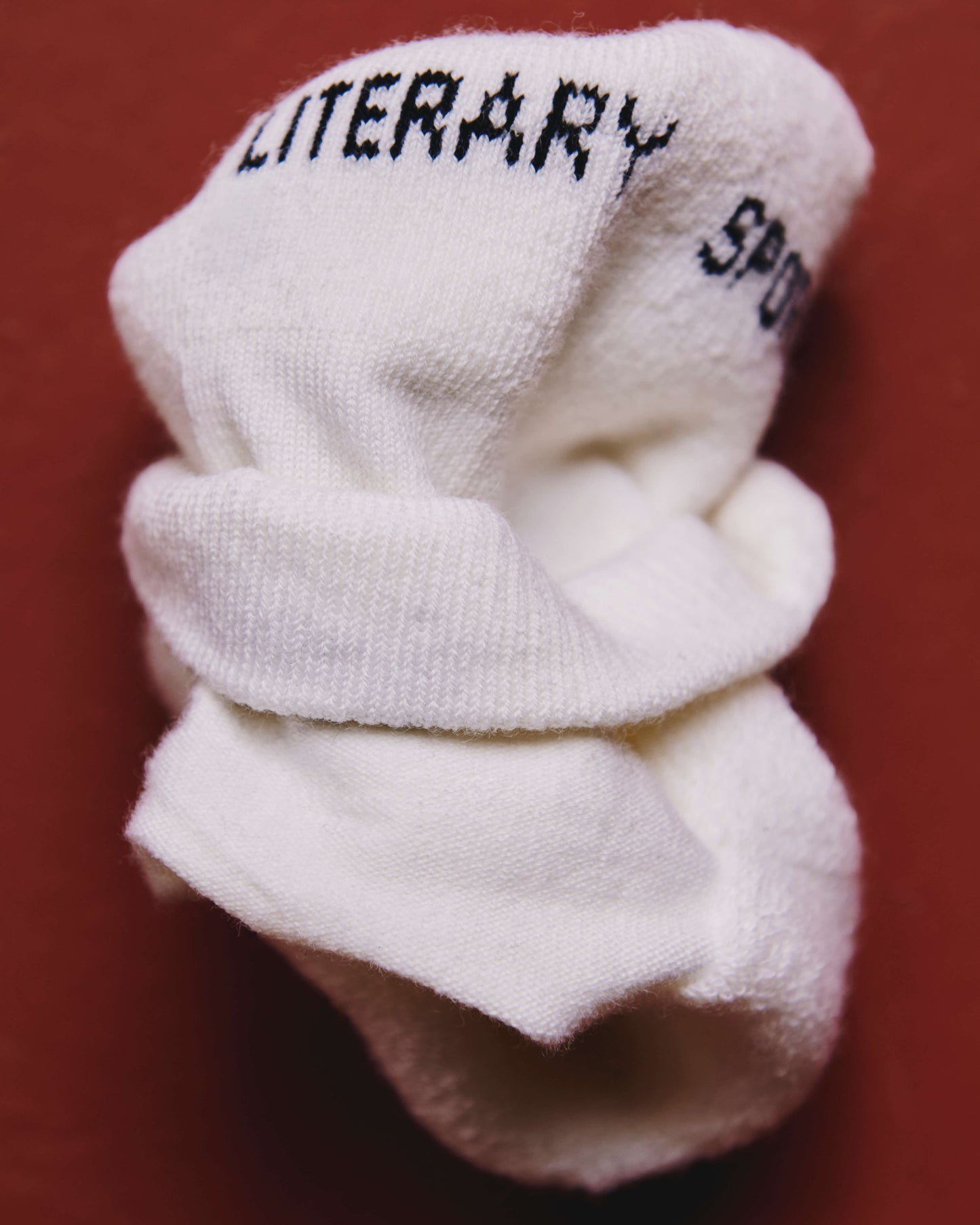 Literary Sport | Unisex Page Ankle Socks in White