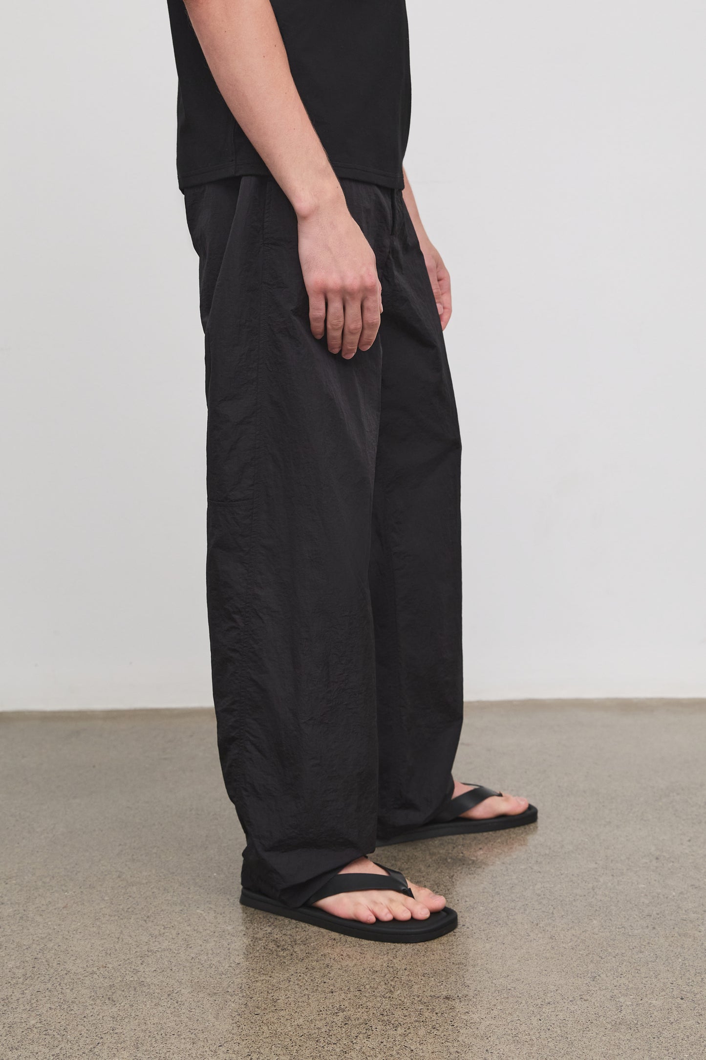 Literary Sport - Austin Mens Pant - Black - Front Close Up