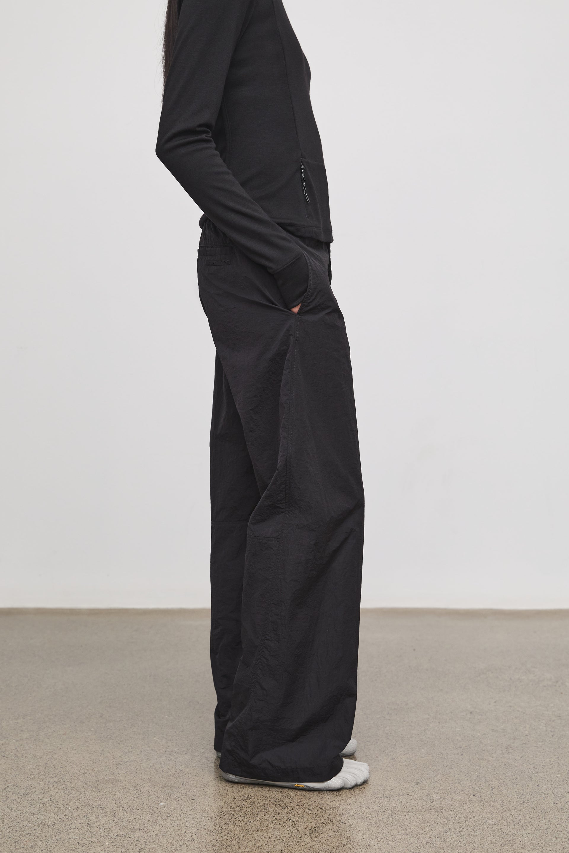 Literary Sport - Charlotte Womens Lifestyle Pant - Black - Side