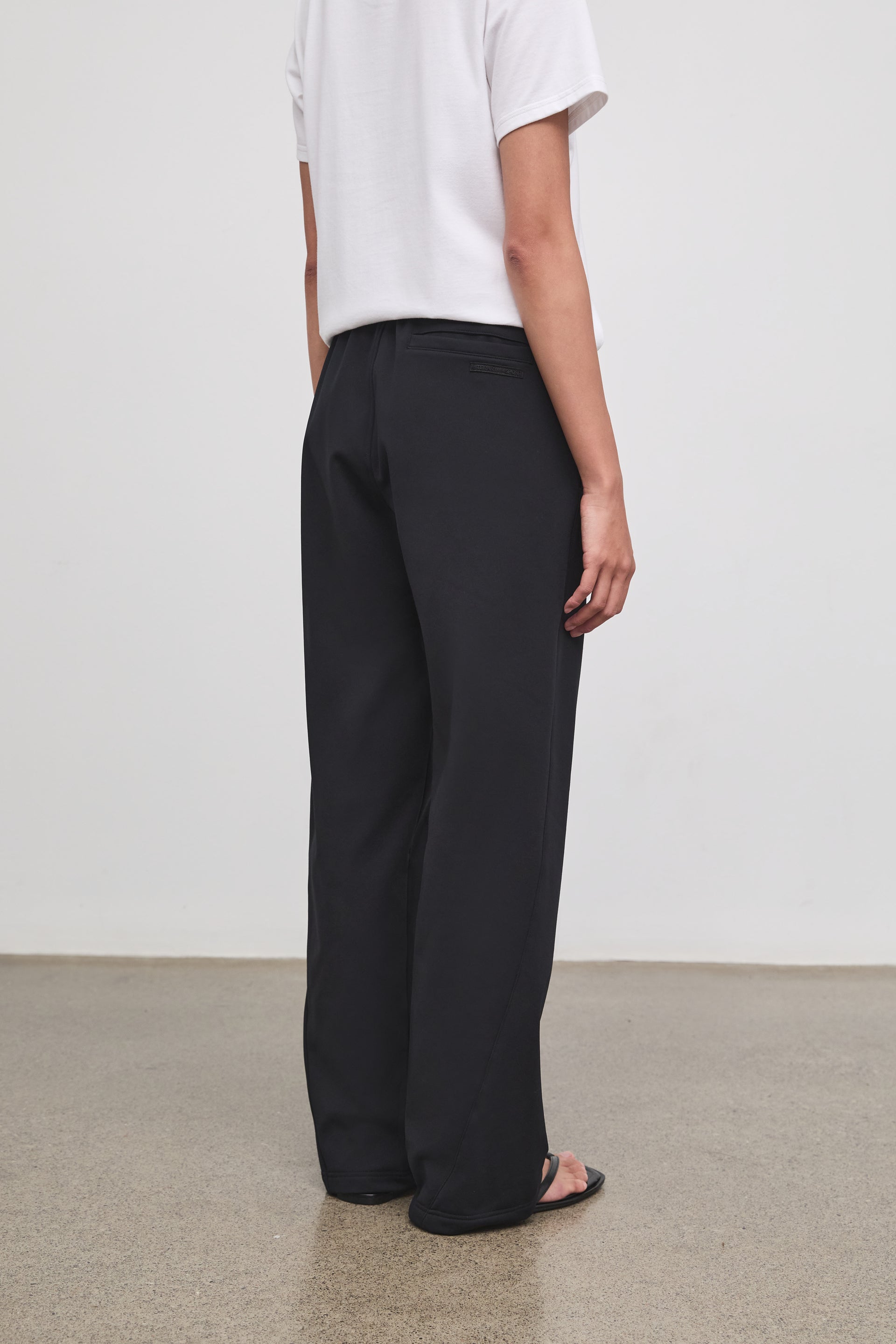 Literary Sport - Emi Womens Track Pant - Black - Back