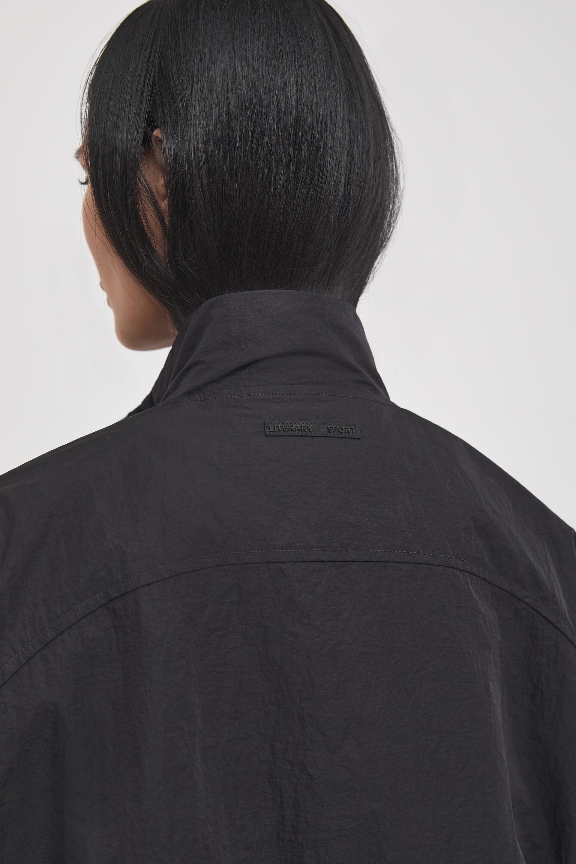 Literary Sport - Louise Womens Jacket - Black - Back Detail