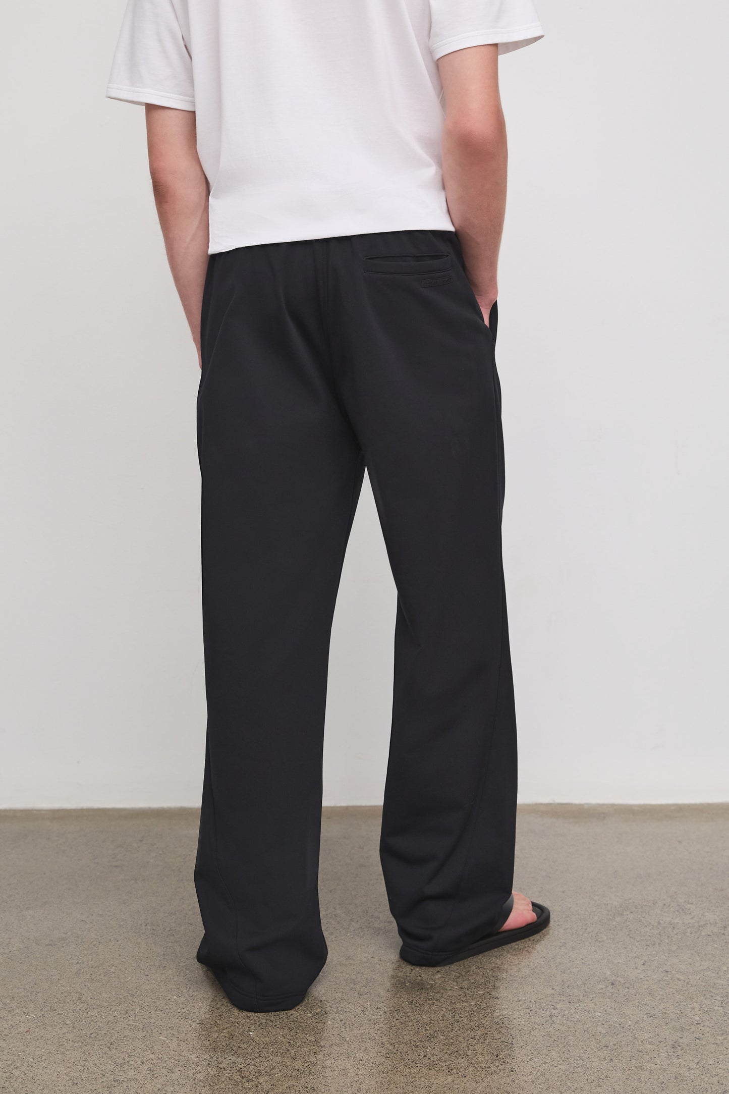 Literary Sport - Wole Mens Track Pant - Black - Back