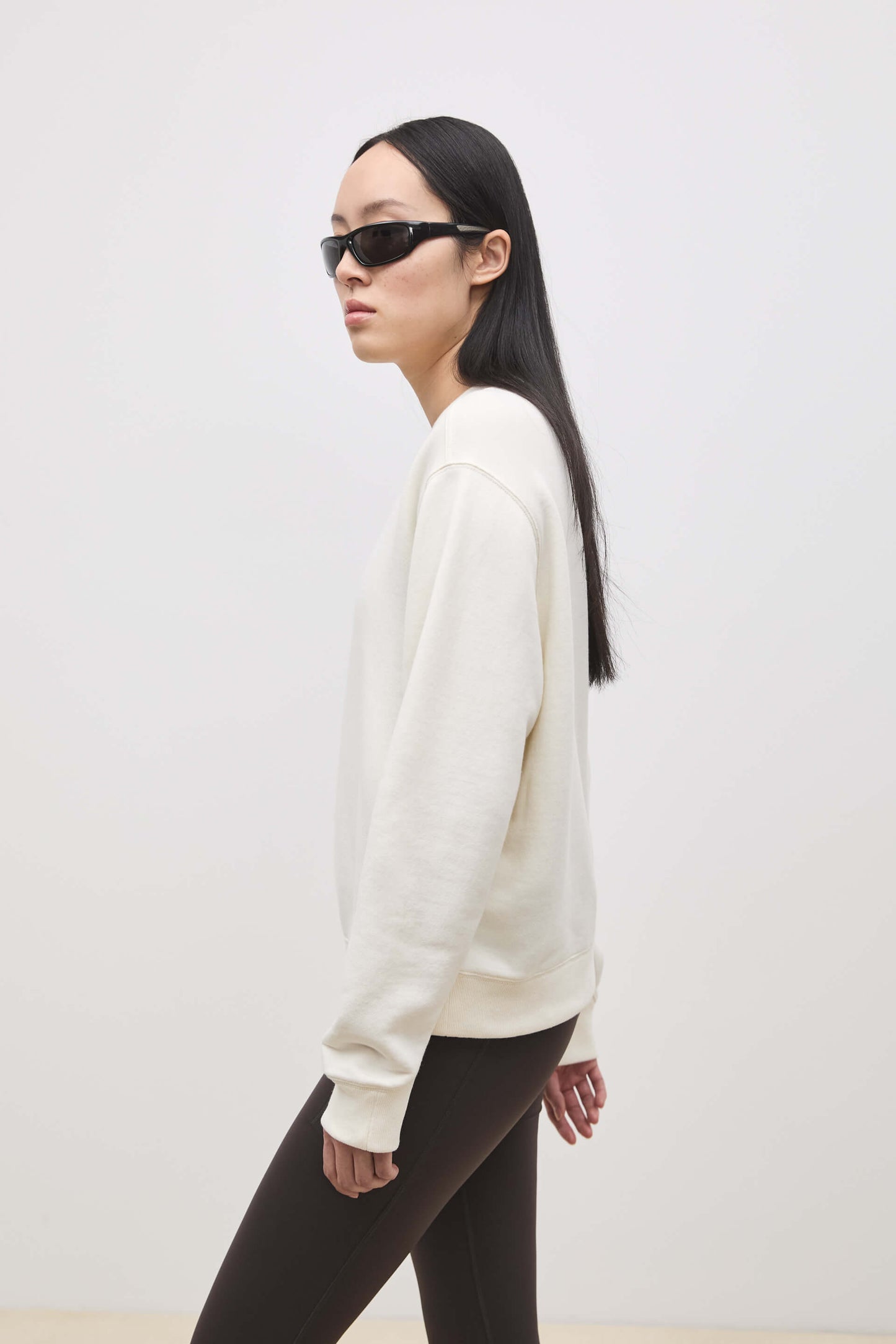 Literary Sport - Howe Womens  Crewneck Sweatshirt - Natural White