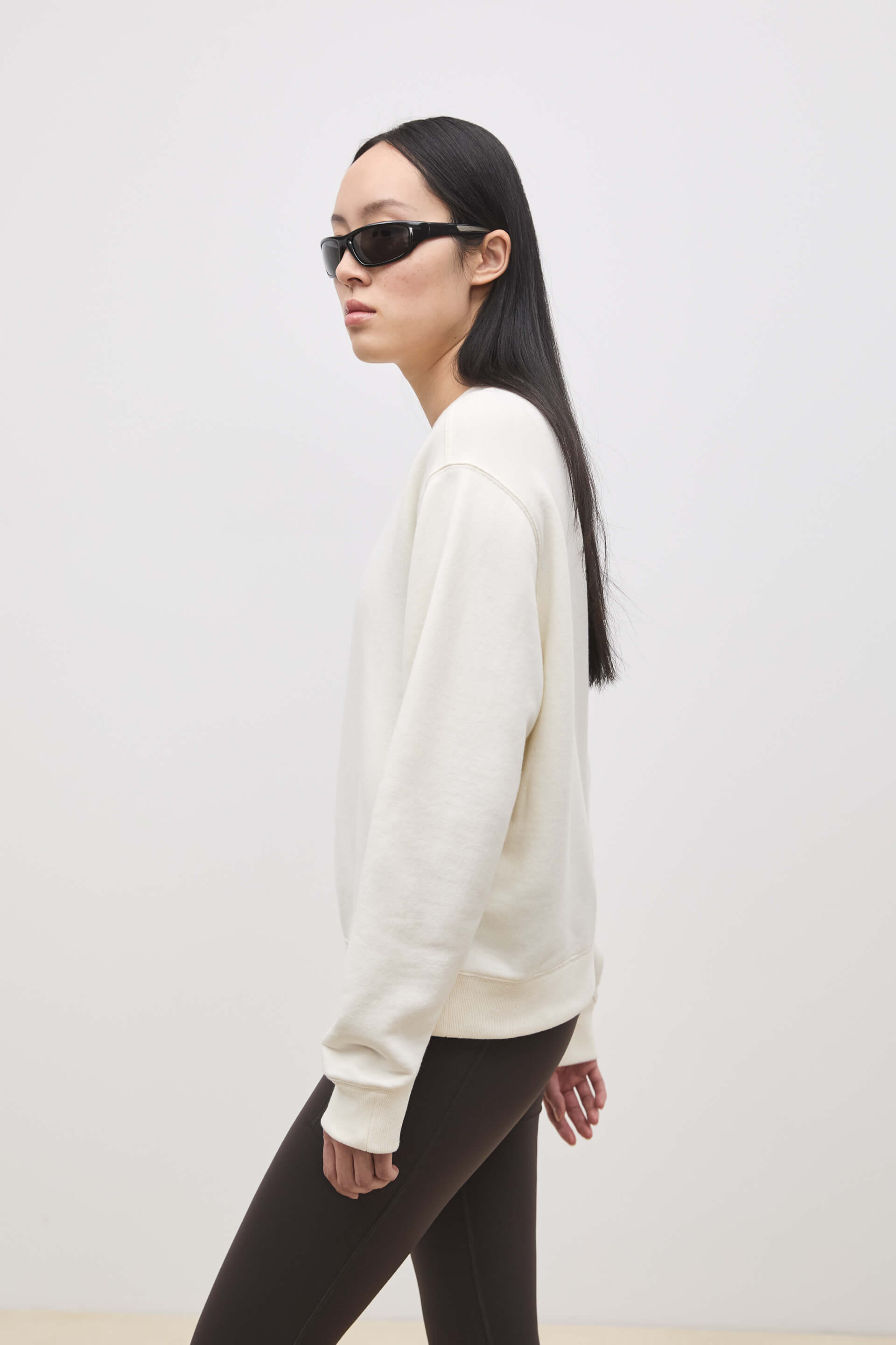 Literary Sport - Howe Womens  Crewneck Sweatshirt - Natural White