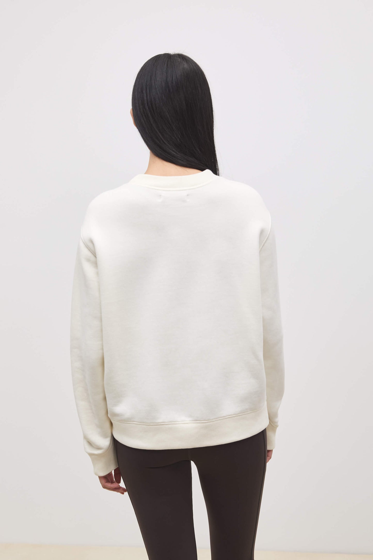 Literary Sport - Howe Womens  Crewneck Sweatshirt - Natural White