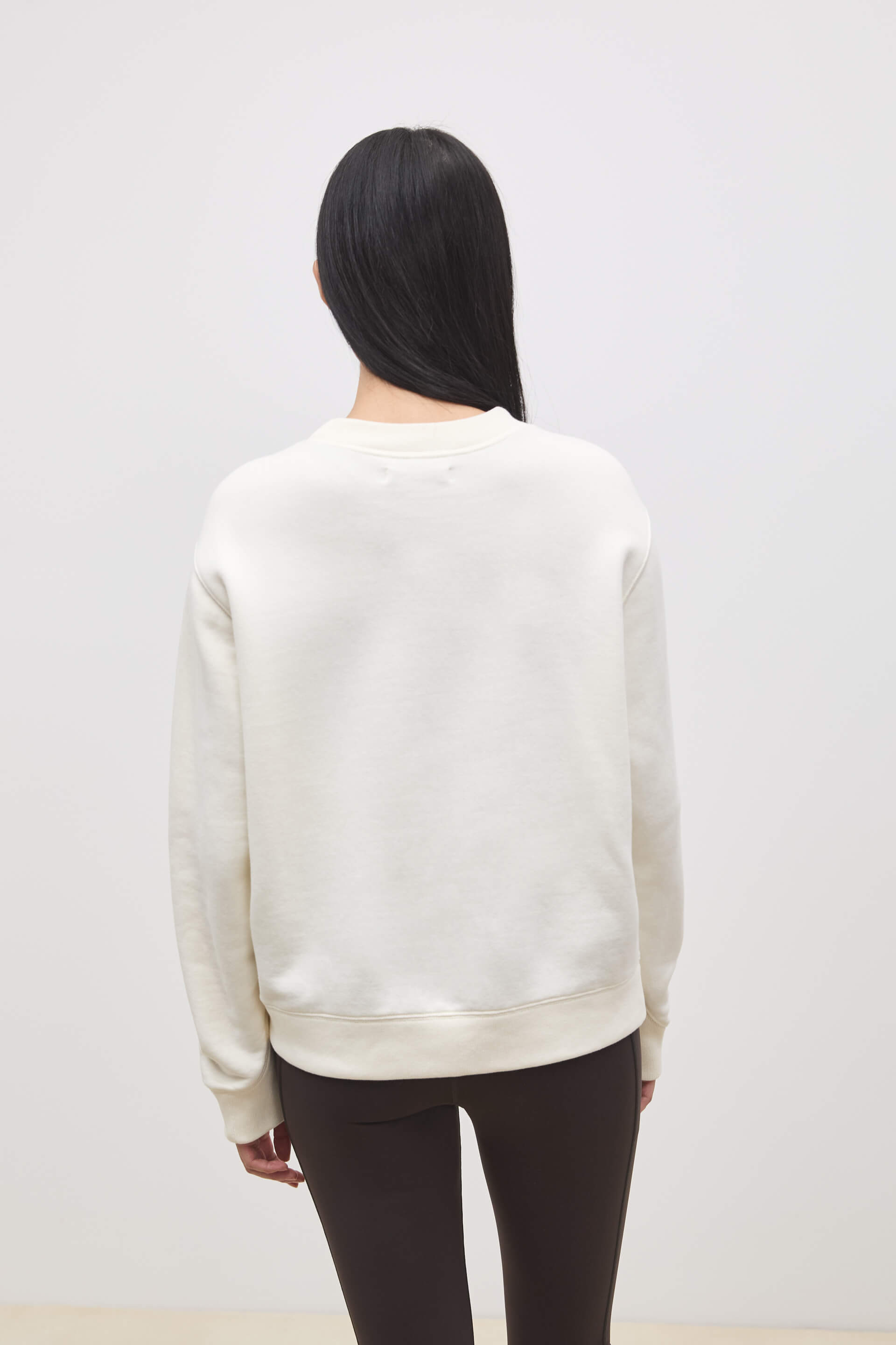 Literary Sport - Howe Womens  Crewneck Sweatshirt - Natural White