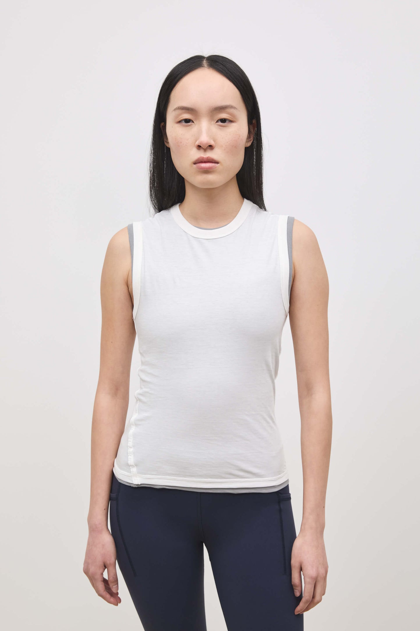 Literary Sport | Joan Womens Twist Fitted Tank Top - White