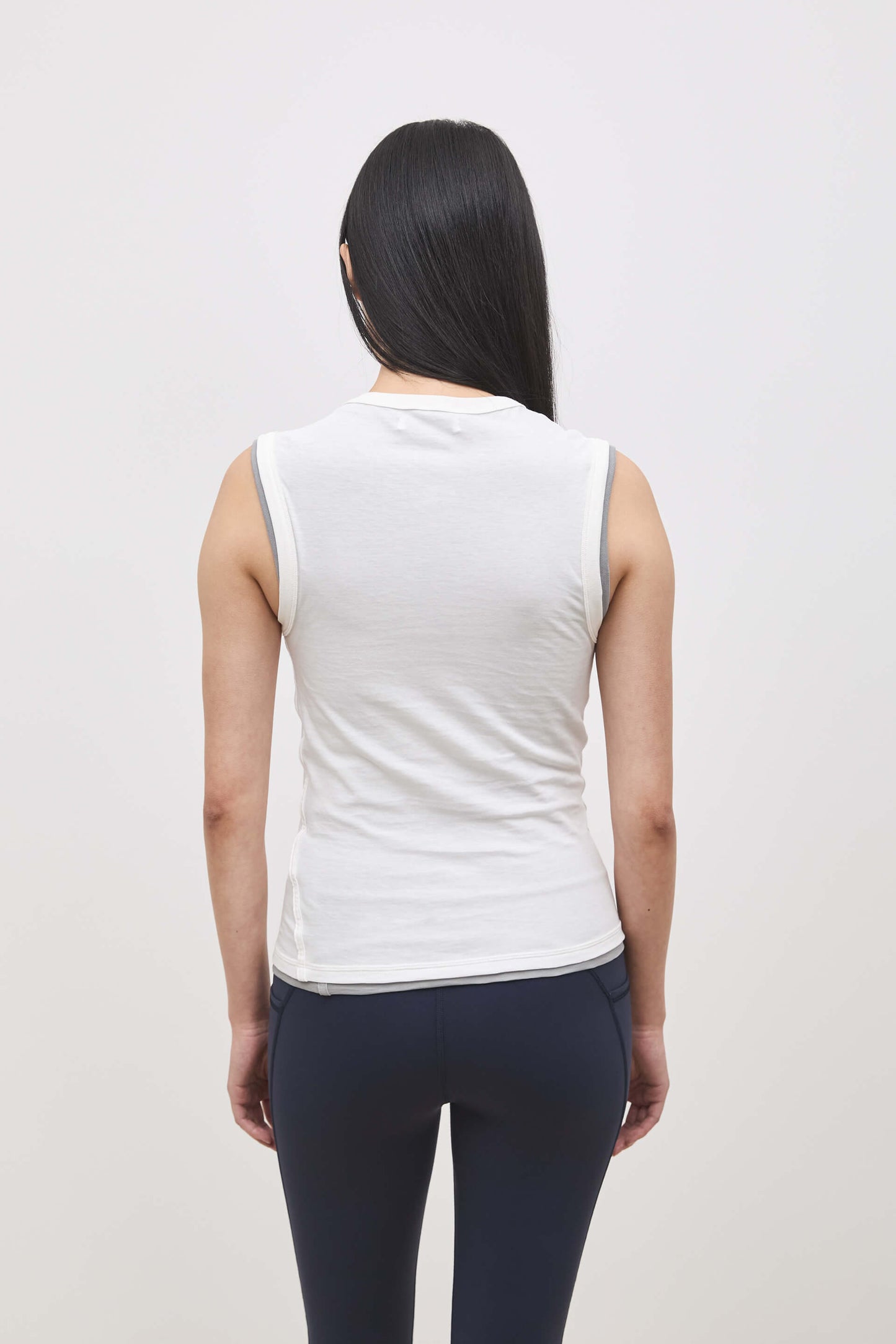 Literary Sport | Joan Womens Twist Fitted Tank Top - White