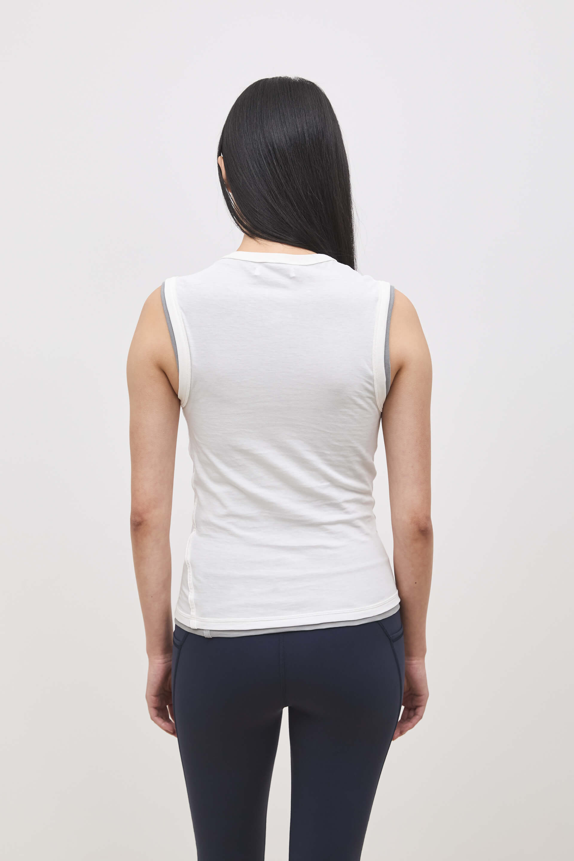 Literary Sport | Joan Womens Twist Fitted Tank Top - White
