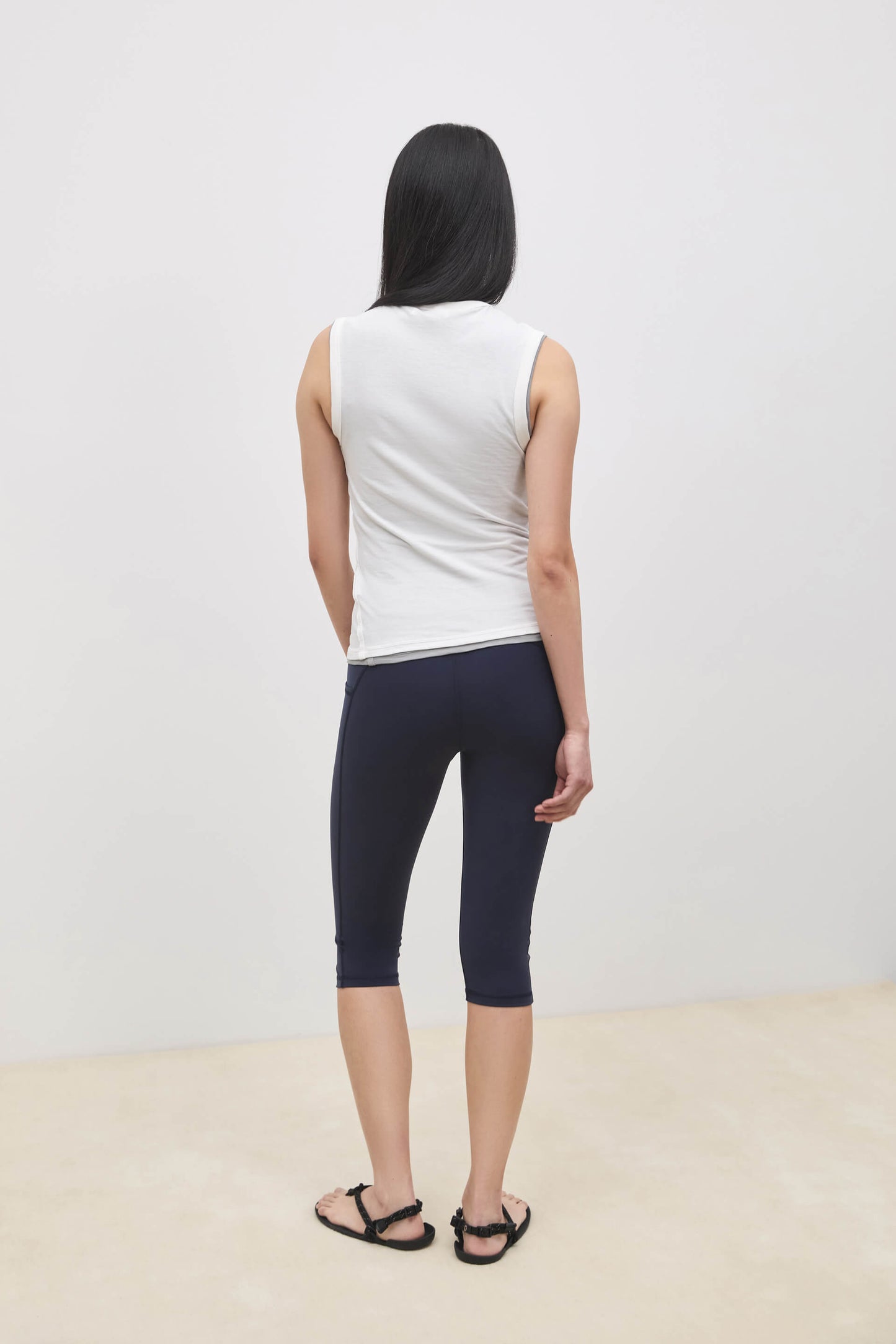 Literary Sport | Joan Womens Twist Fitted Tank Top - White