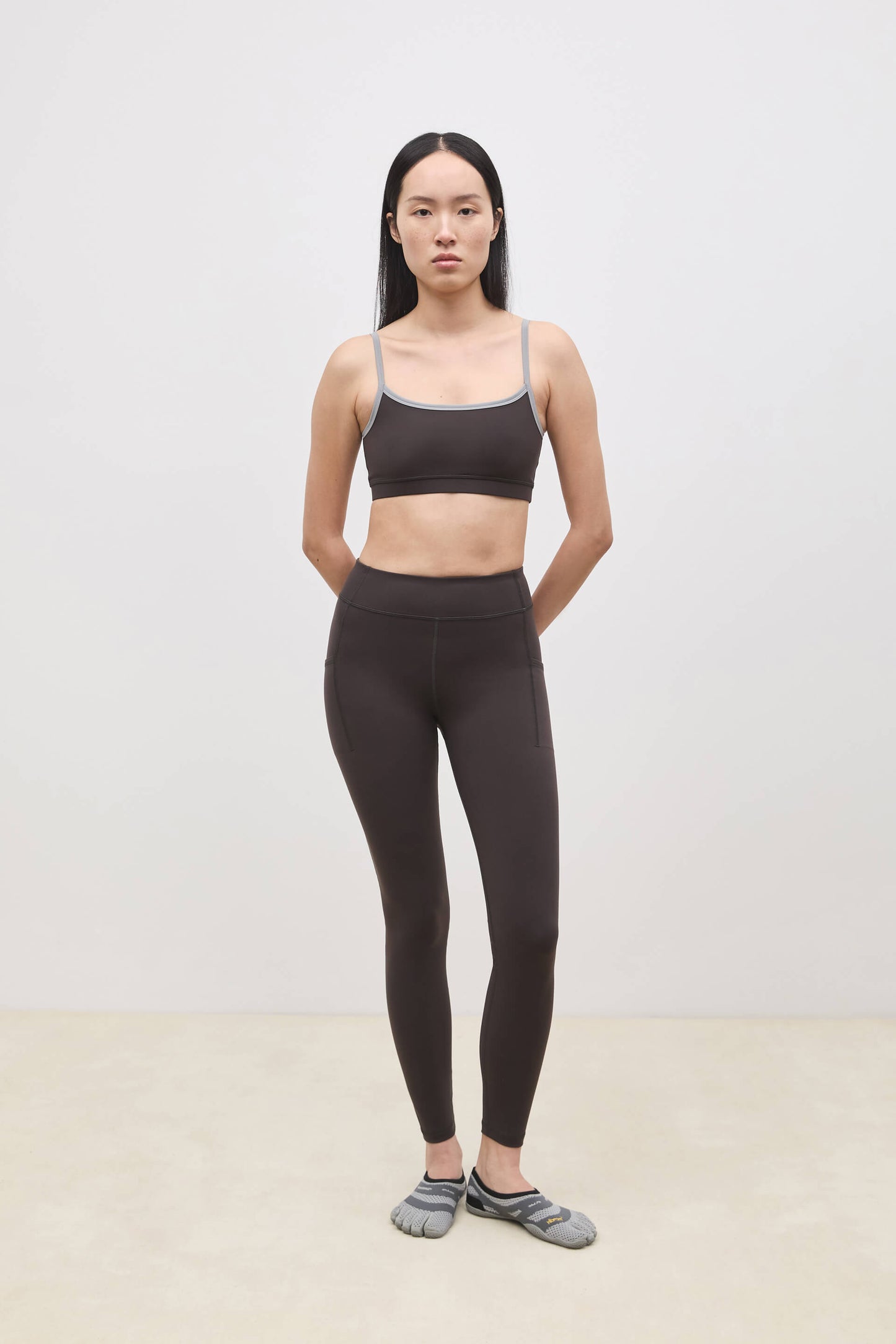 Literary Sport | Nora Womens Low Impact Sports Bra - Ash