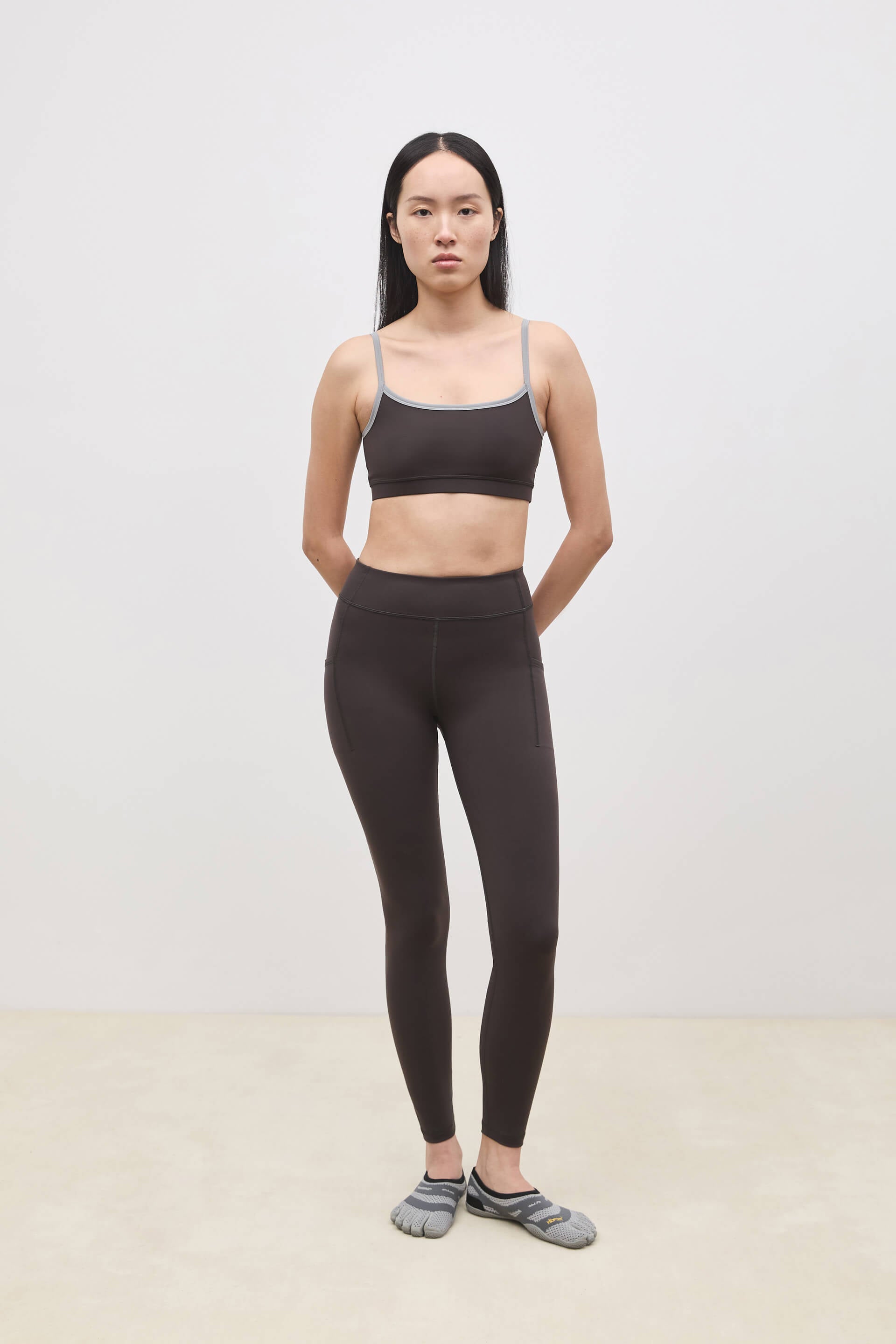 Literary Sport | Nora Womens Low Impact Sports Bra - Ash