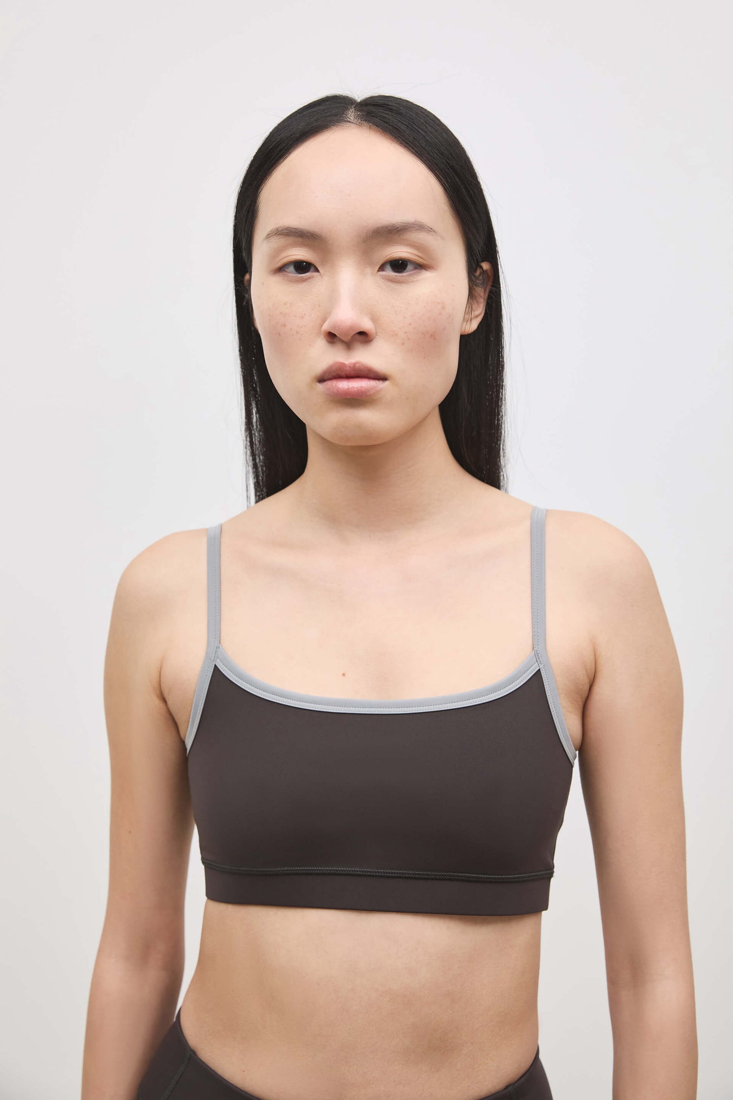 Literary Sport | Nora Womens Low Impact Sports Bra - Ash