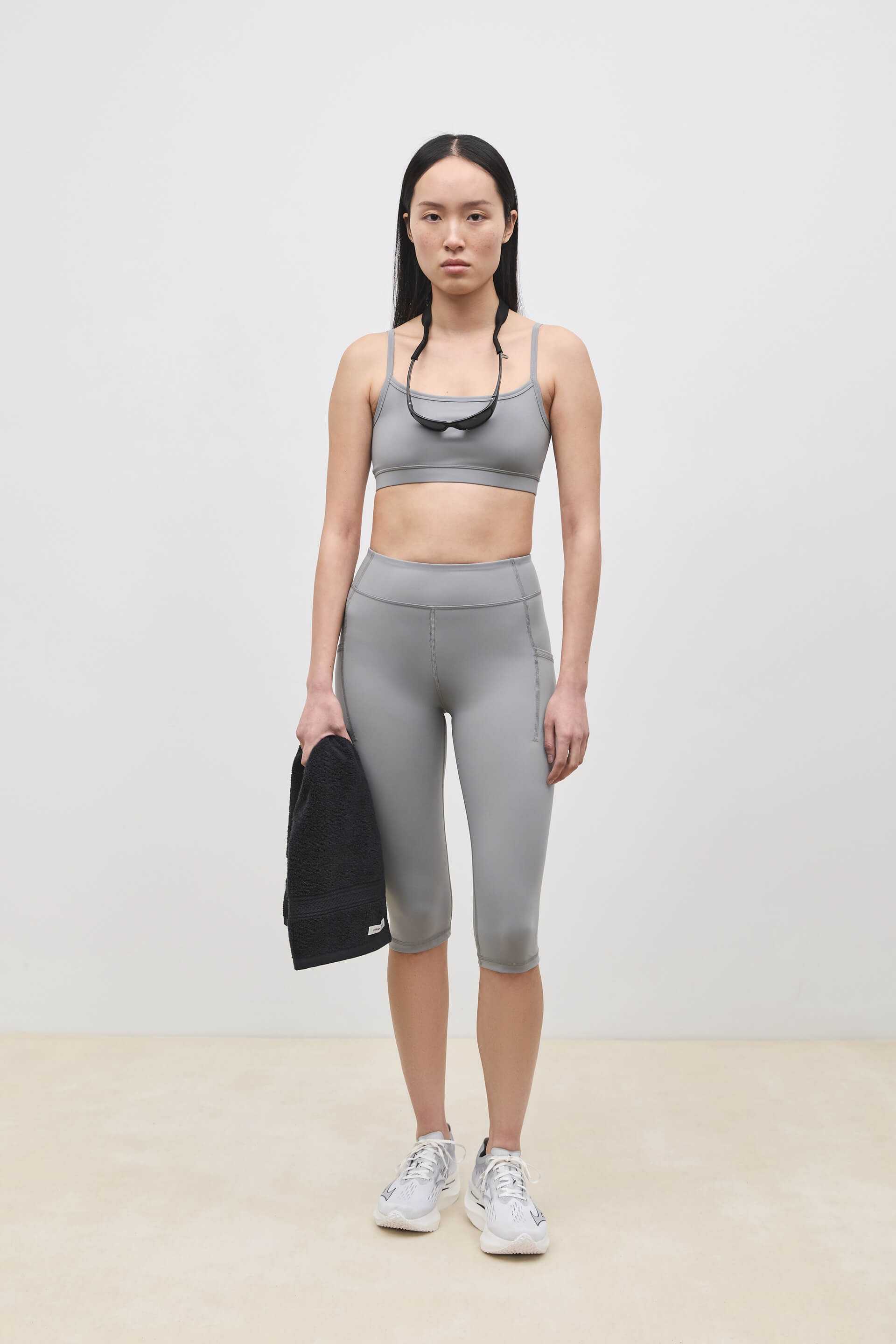 Literary Sport | Nora Womens Low Impact Sports Bra - Steel