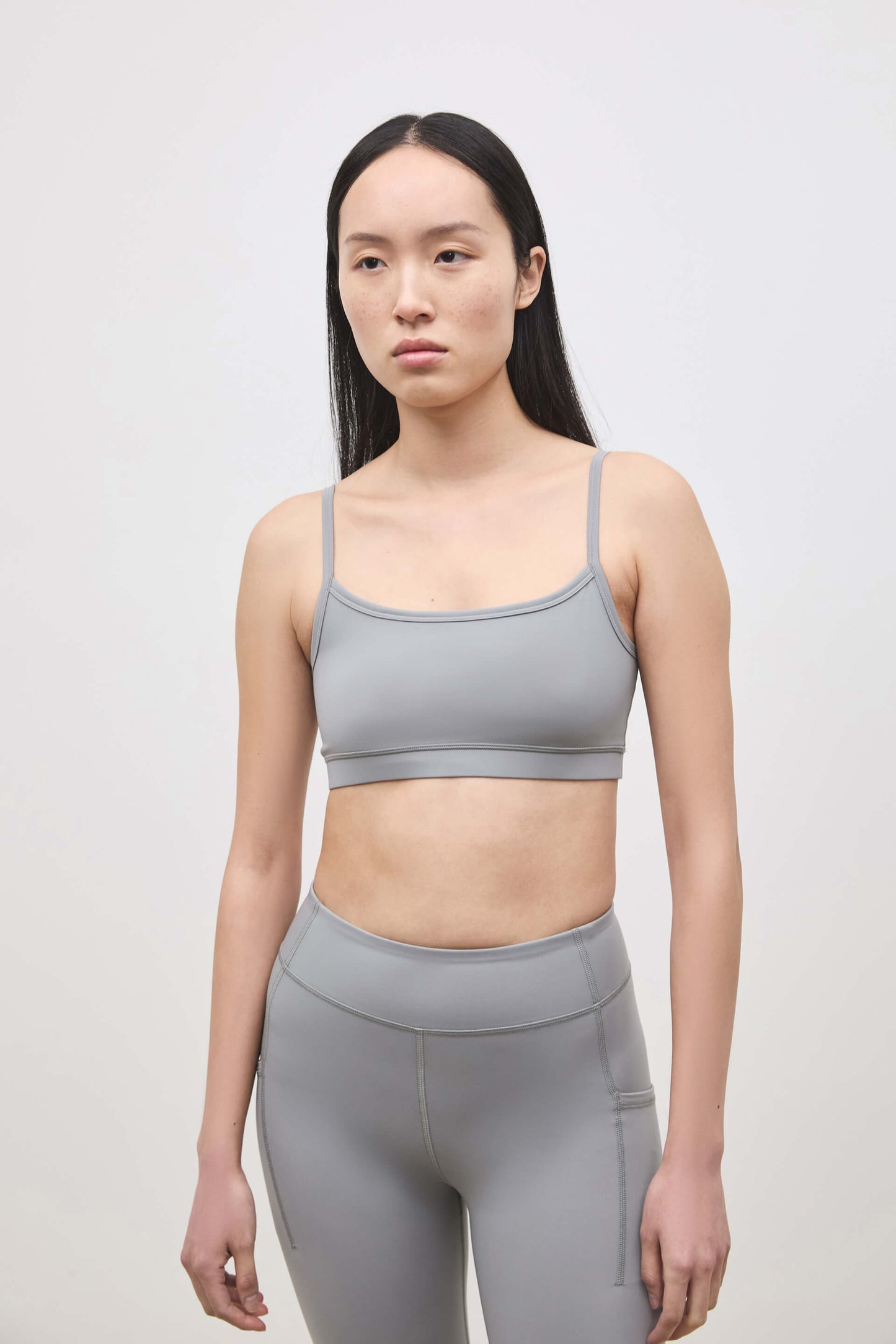 Literary Sport | Nora Womens Low Impact Sports Bra - Steel