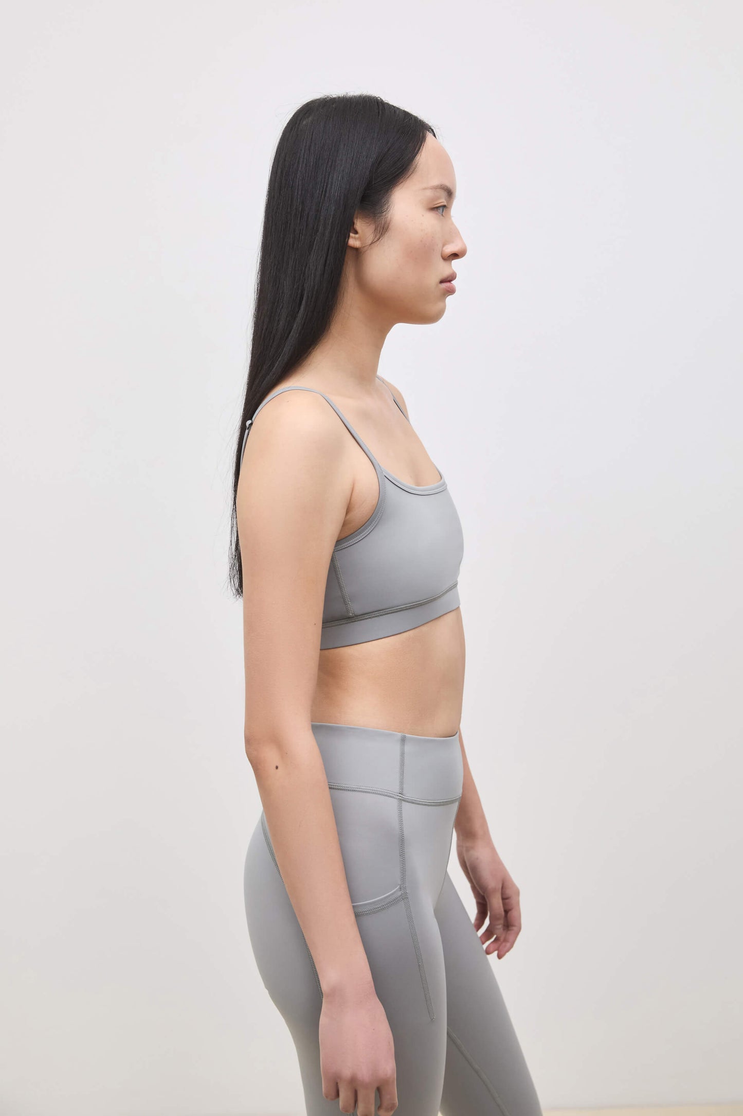 Literary Sport | Nora Womens Low Impact Sports Bra - Steel