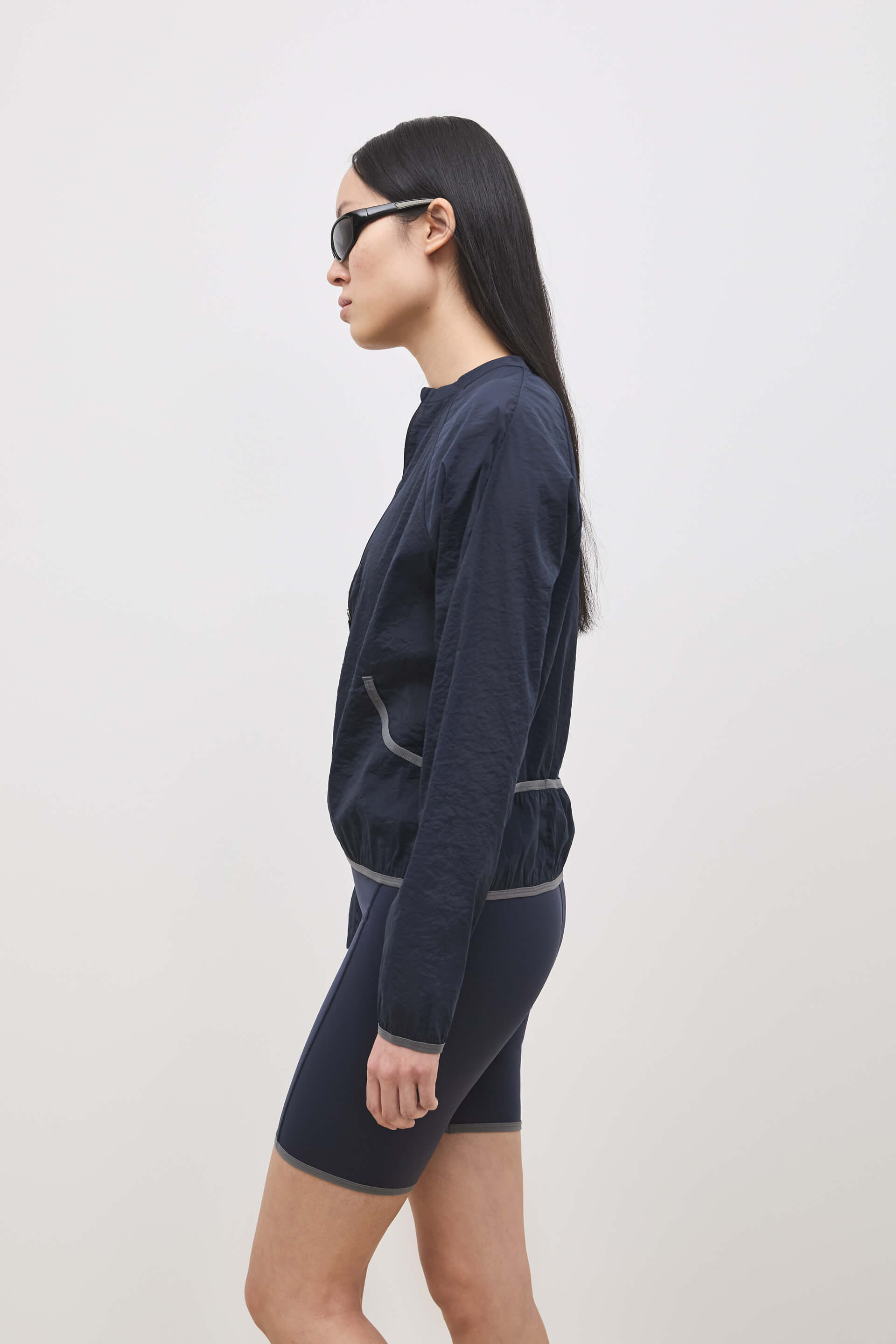 Literary Sport | Tove Womens Lightweight Running Jacket - Night Dark Navy