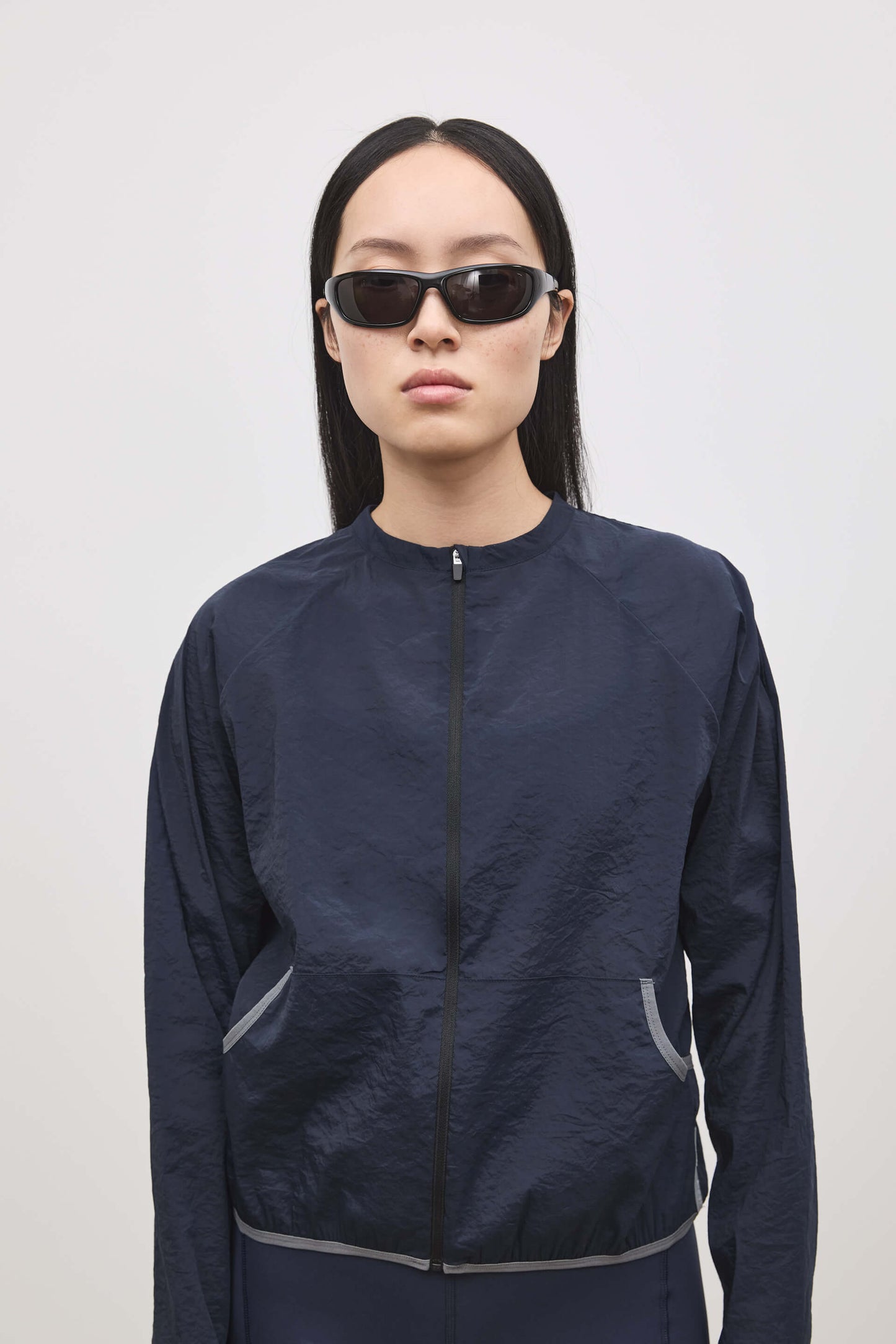 Literary Sport | Tove Womens Lightweight Running Jacket - Night Dark Navy