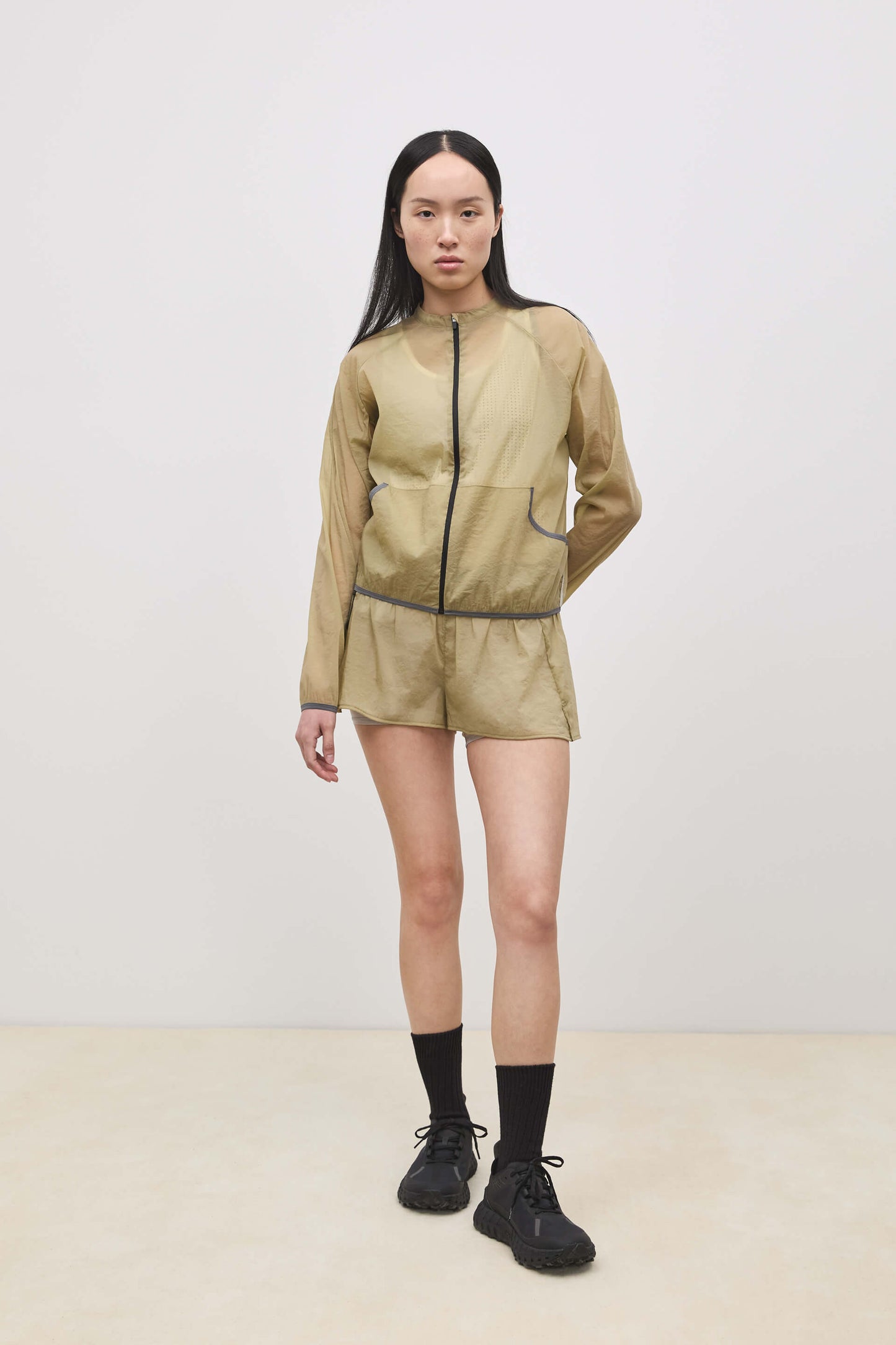 Literary Sport | Tove Womens Lightweight Running Jacket - Tan
