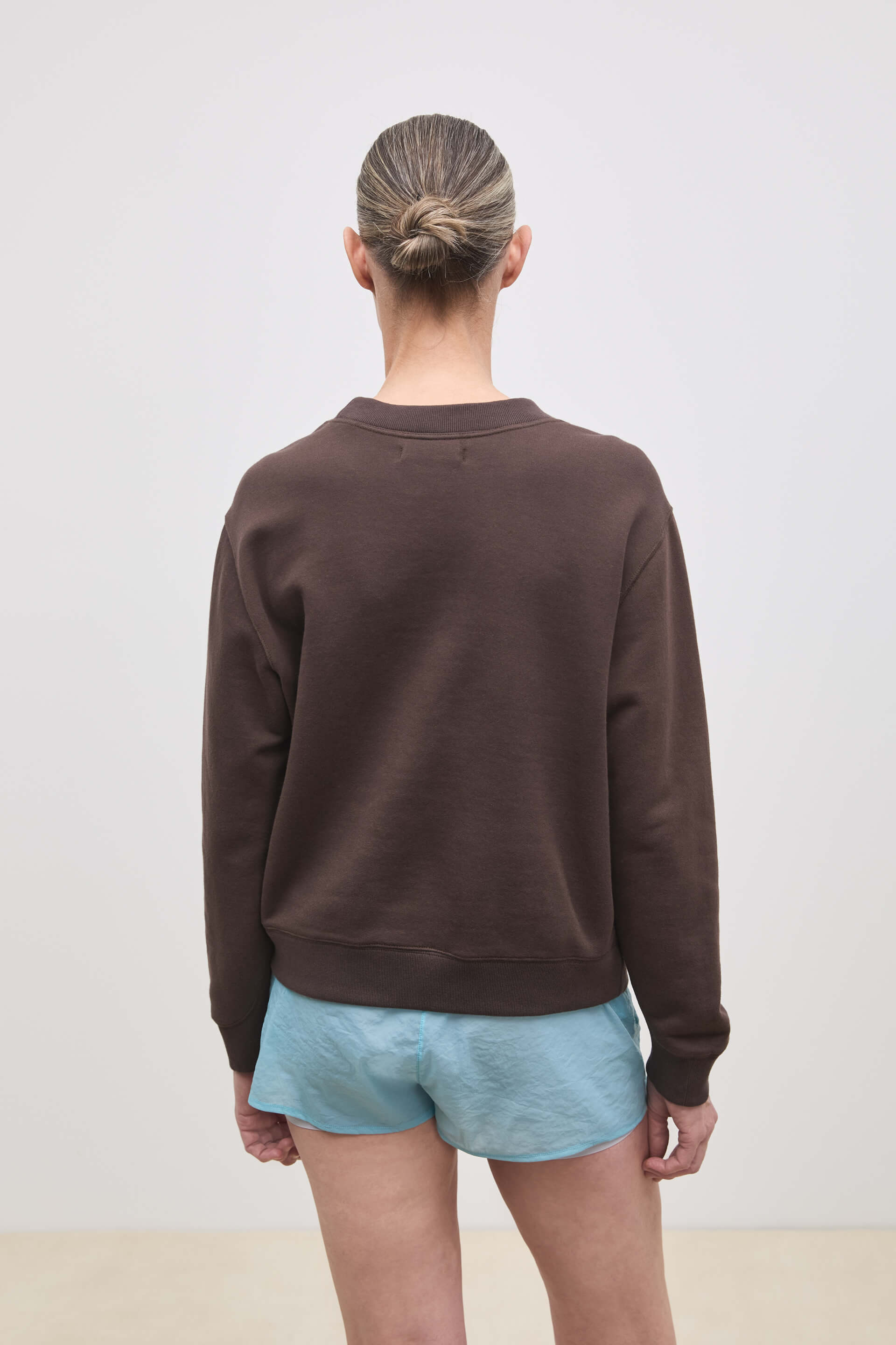 Literary Sport - Howe Womens  Crewneck Sweatshirt - Ash Dark Brown