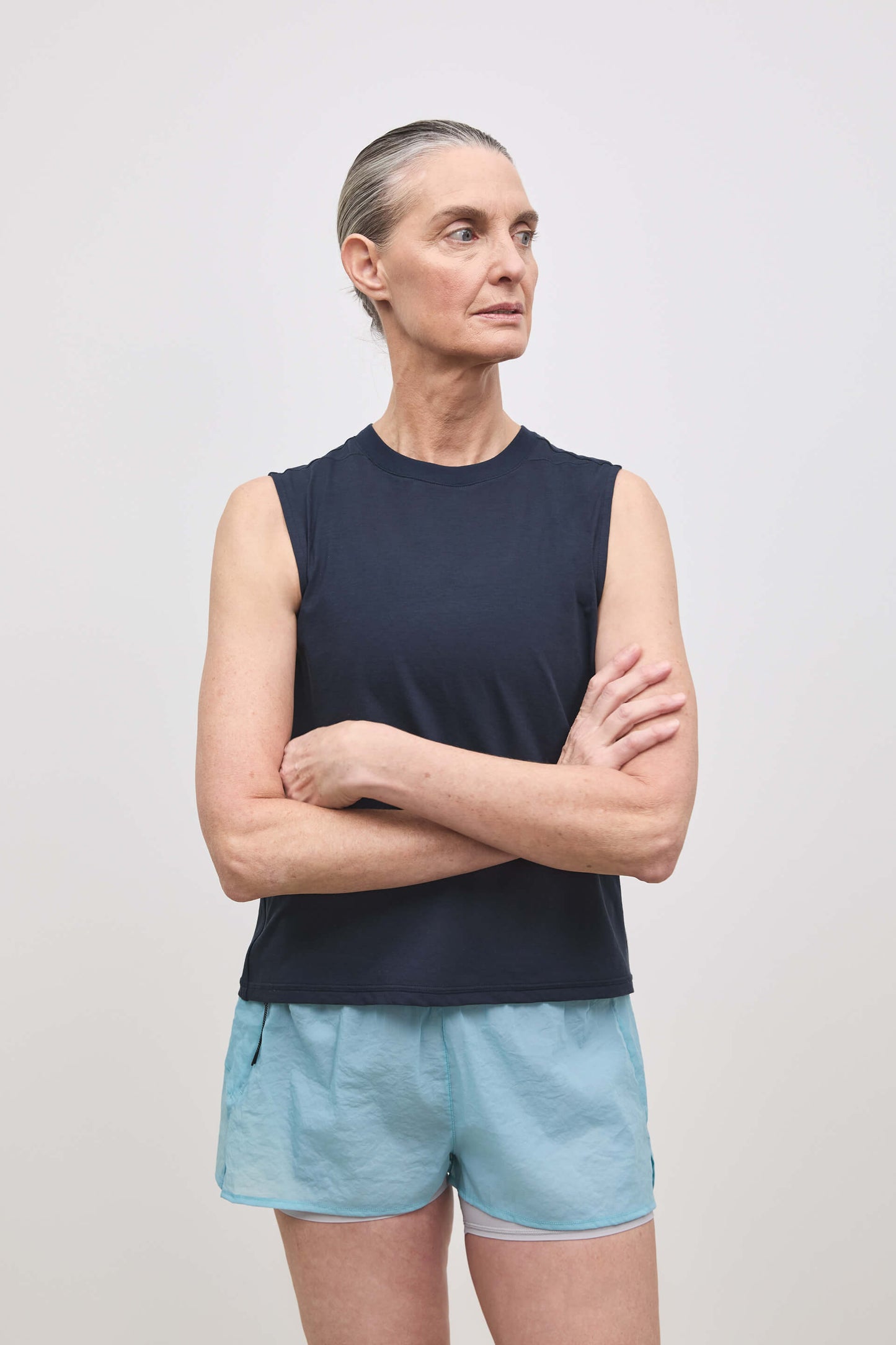 Literary Sport | Naomi Sleeveless Running T-Shirt - Night