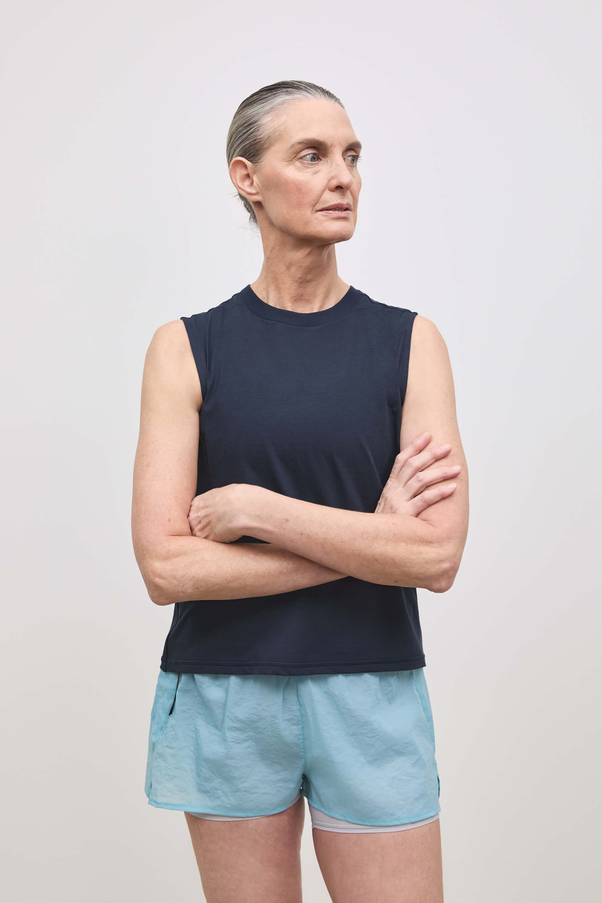 Literary Sport | Naomi Sleeveless Running T-Shirt - Night