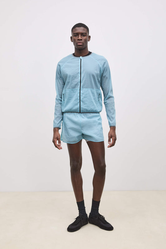 Literary Sport | Leo Mens Lightweight Running Jacket - Mist Light Blue