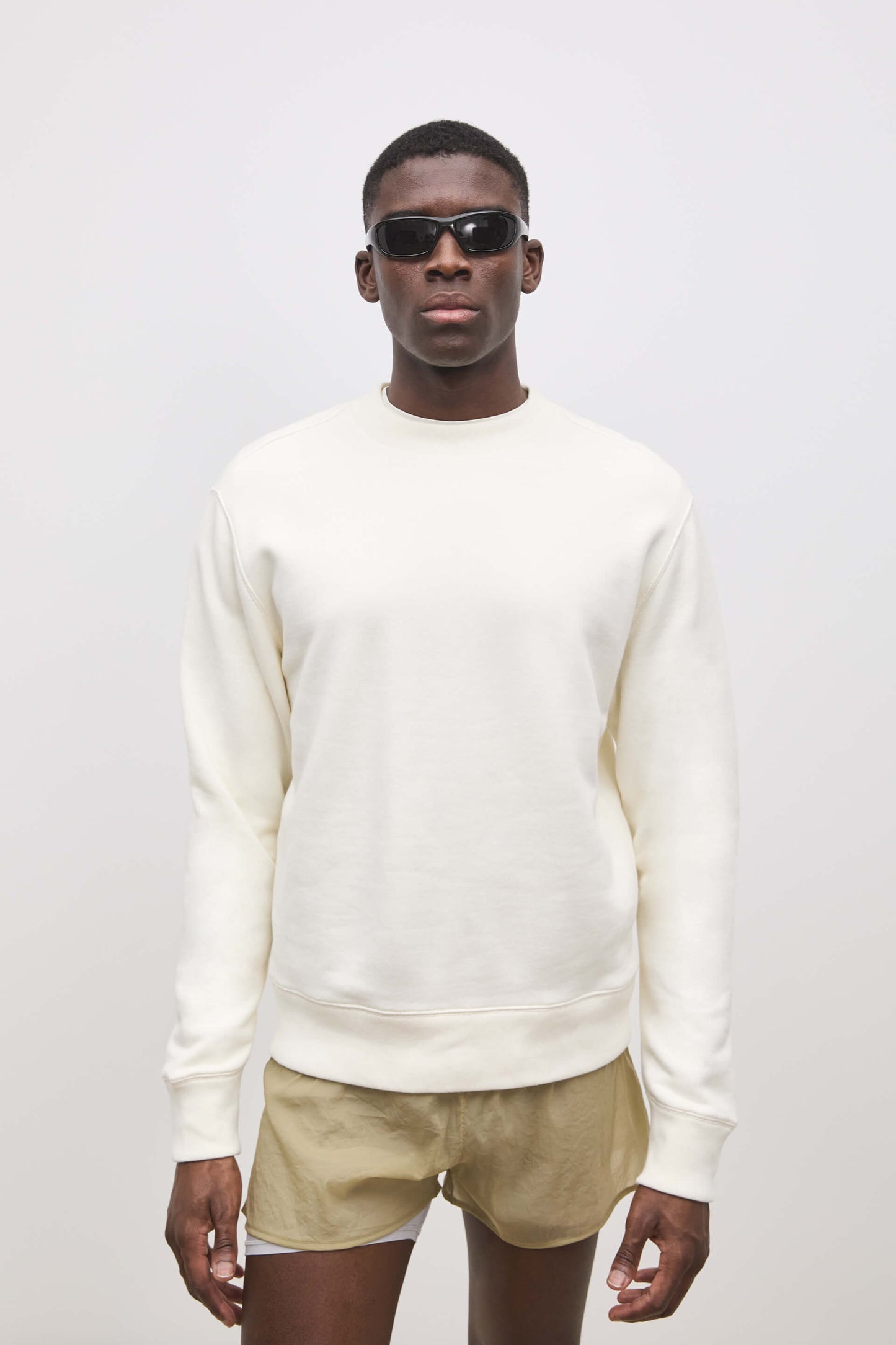 Literary Sport - Mens Paz Crewneck Sweatshirt - Natural White