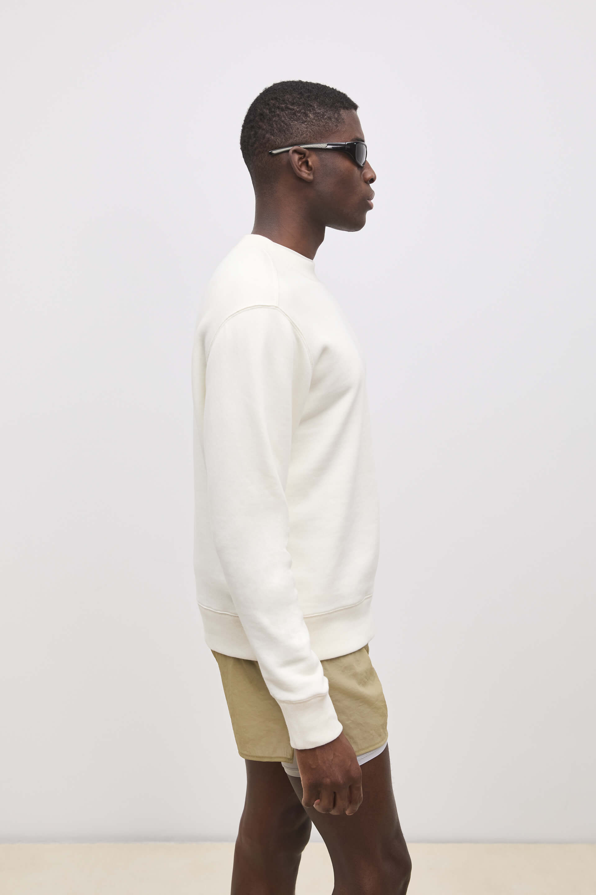 Literary Sport - Mens Paz Crewneck Sweatshirt - Natural White