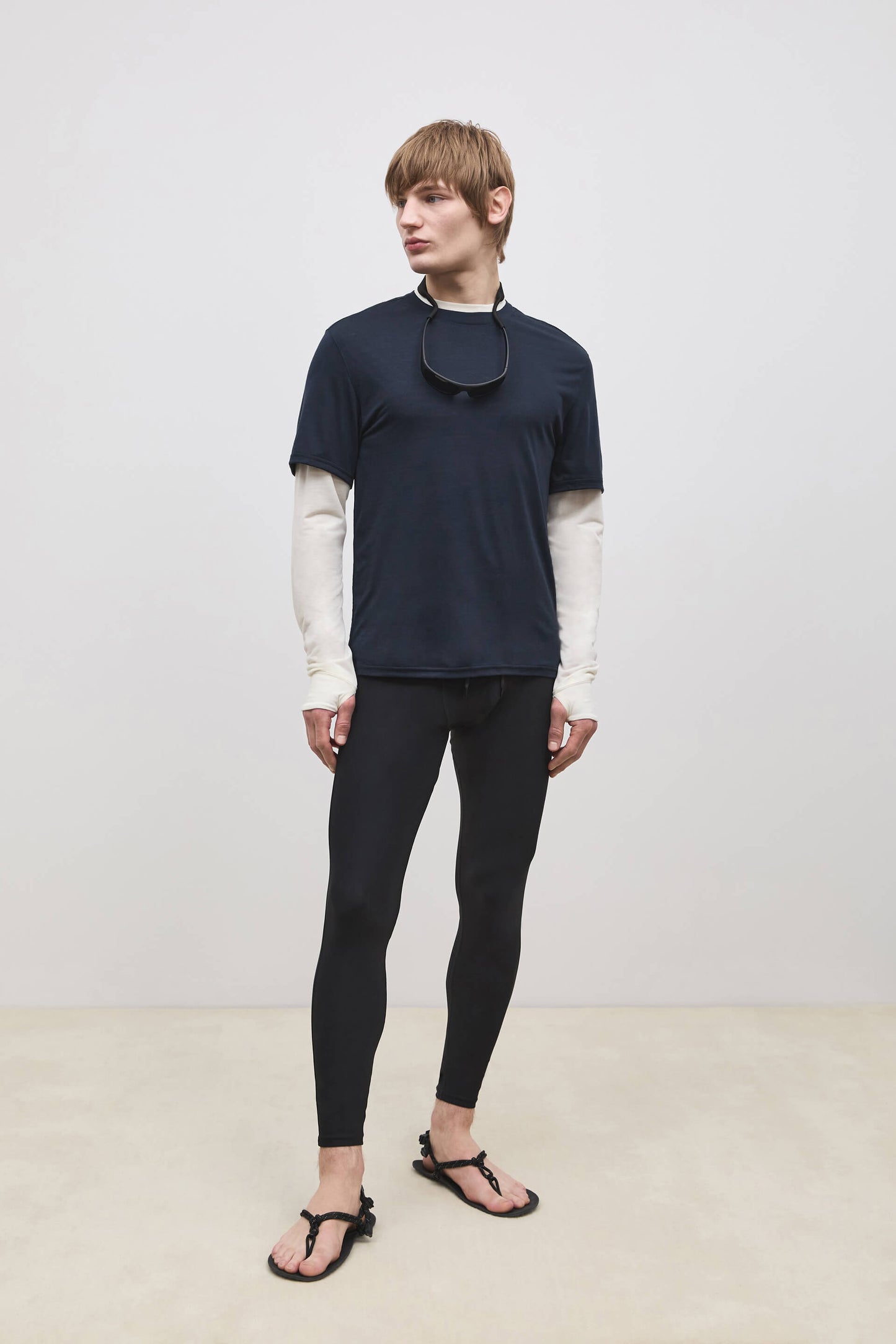 Literary Sport | James Mens Running T-Shirt - Night Dark Navy