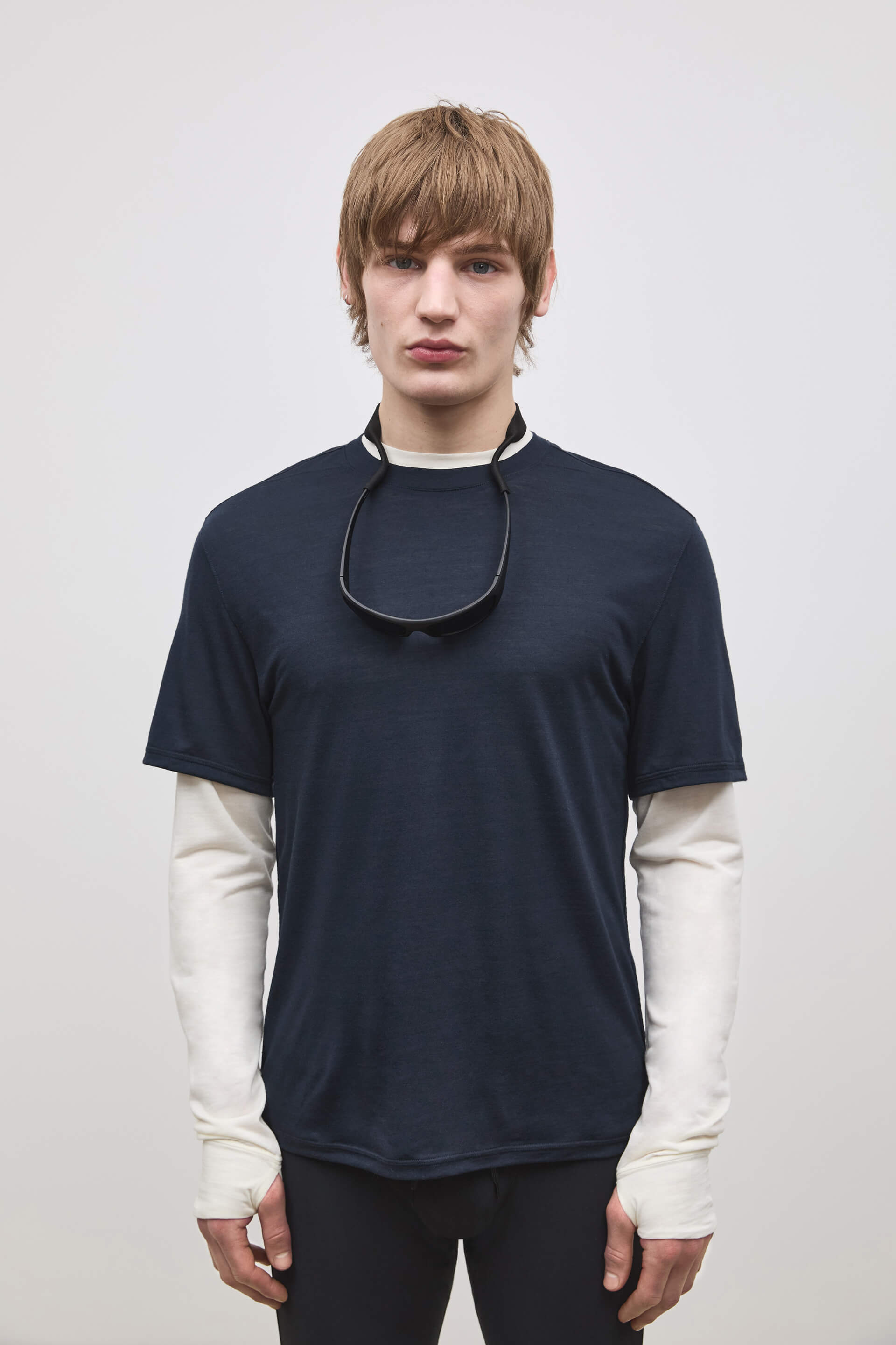 Literary Sport | James Mens Running T-Shirt - Night Dark Navy