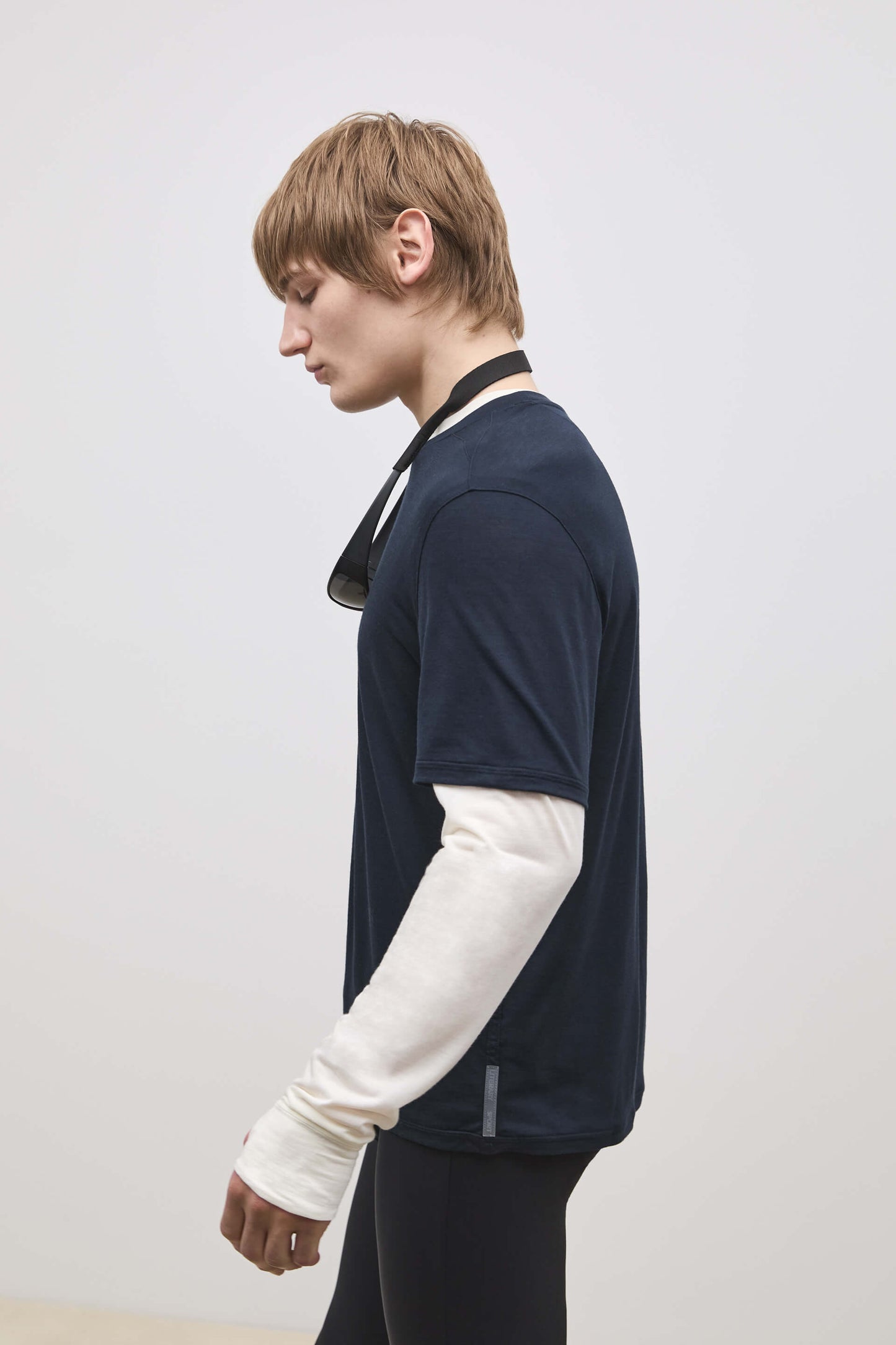 Literary Sport | James Mens Running T-Shirt - Night Dark Navy