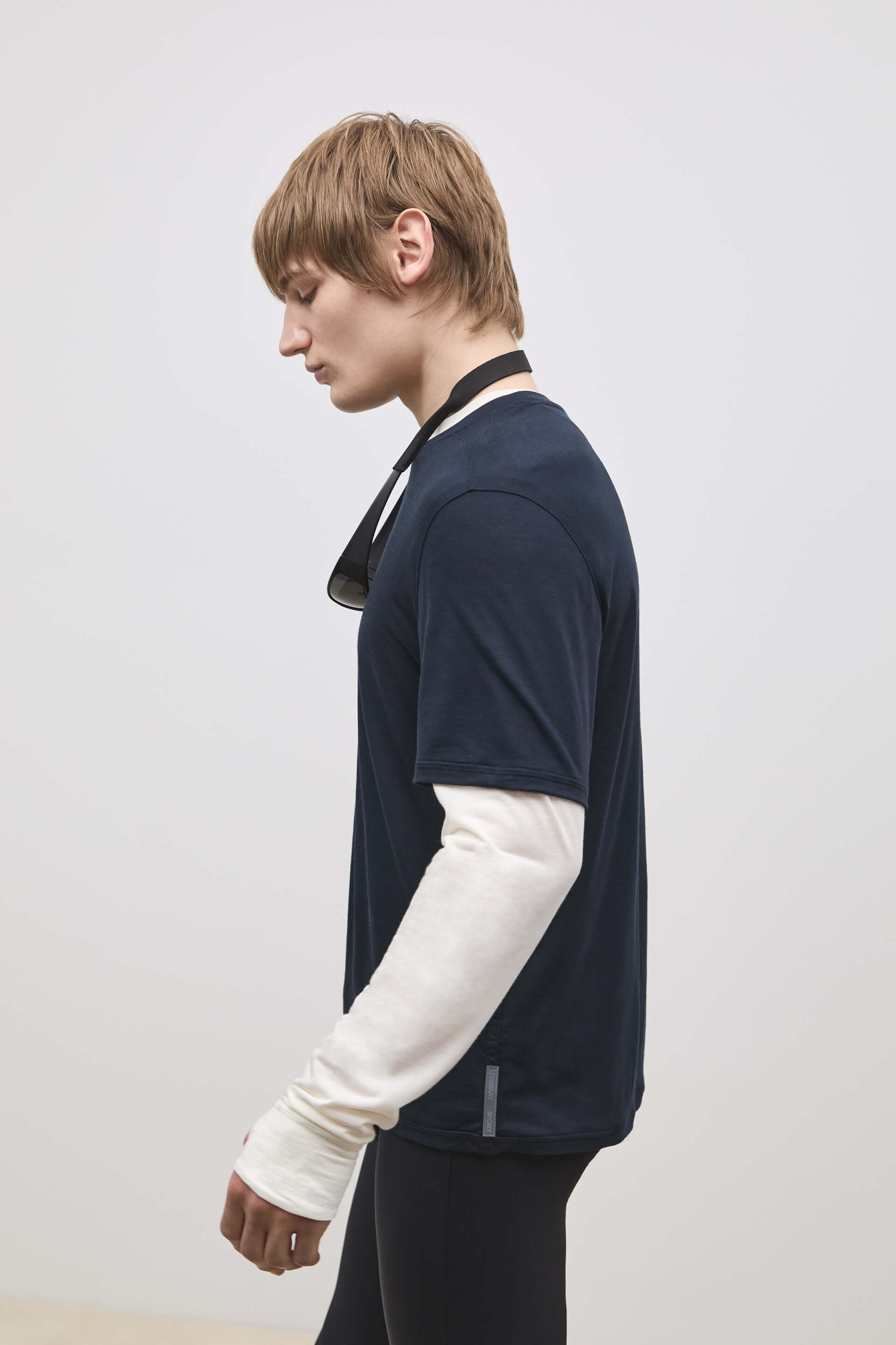 Literary Sport | James Mens Running T-Shirt - Night Dark Navy