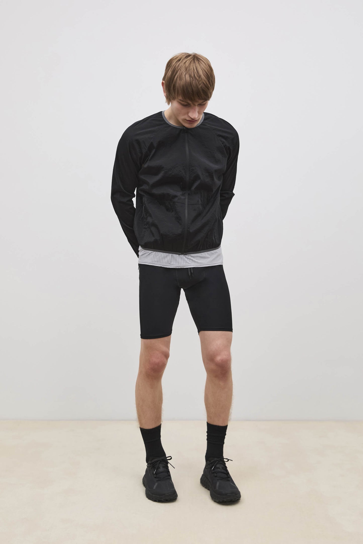 Literary Sport | Leo Mens Lightweight Running Jacket - Black