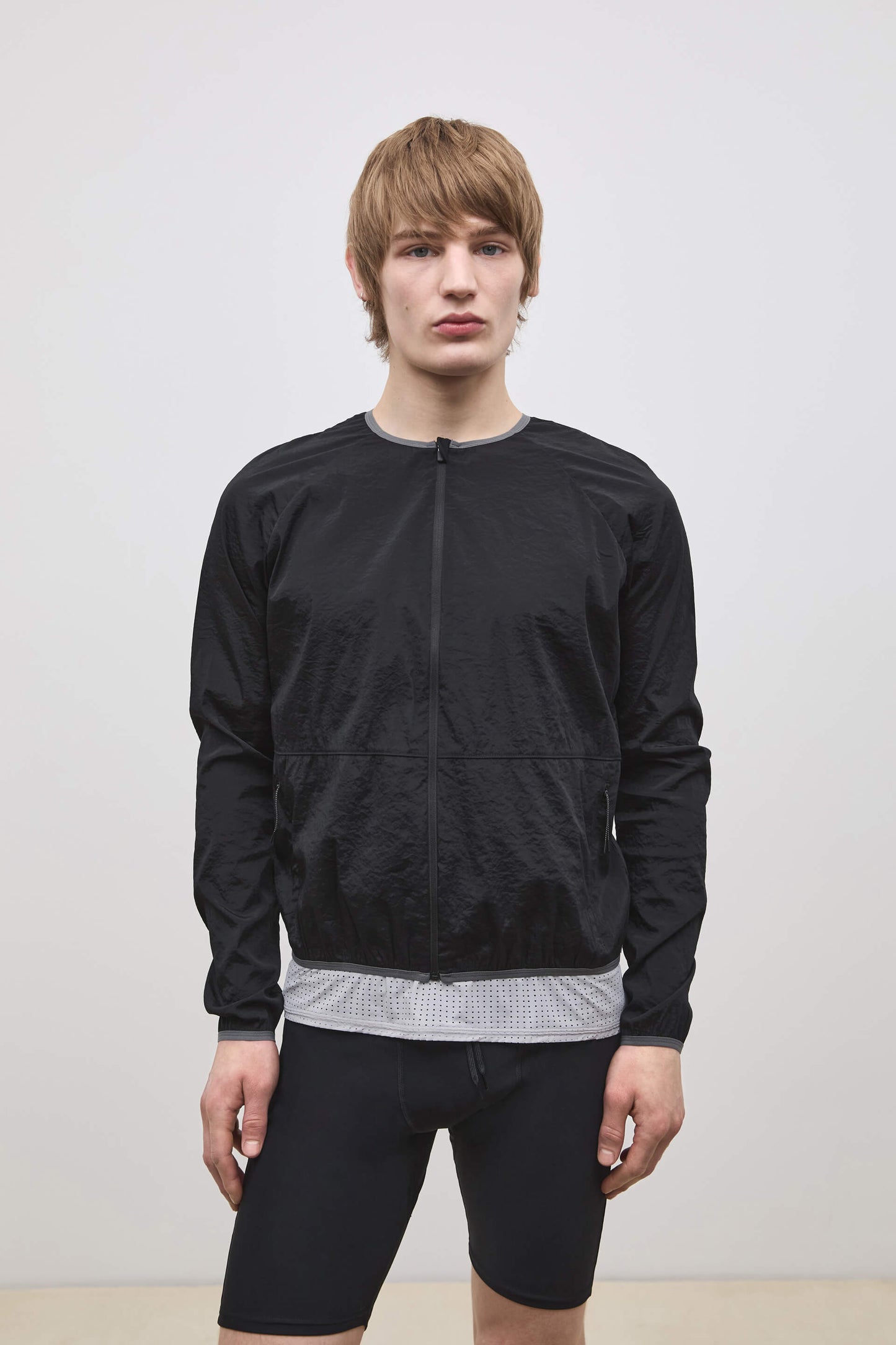 Literary Sport | Leo Mens Lightweight Running Jacket - Black