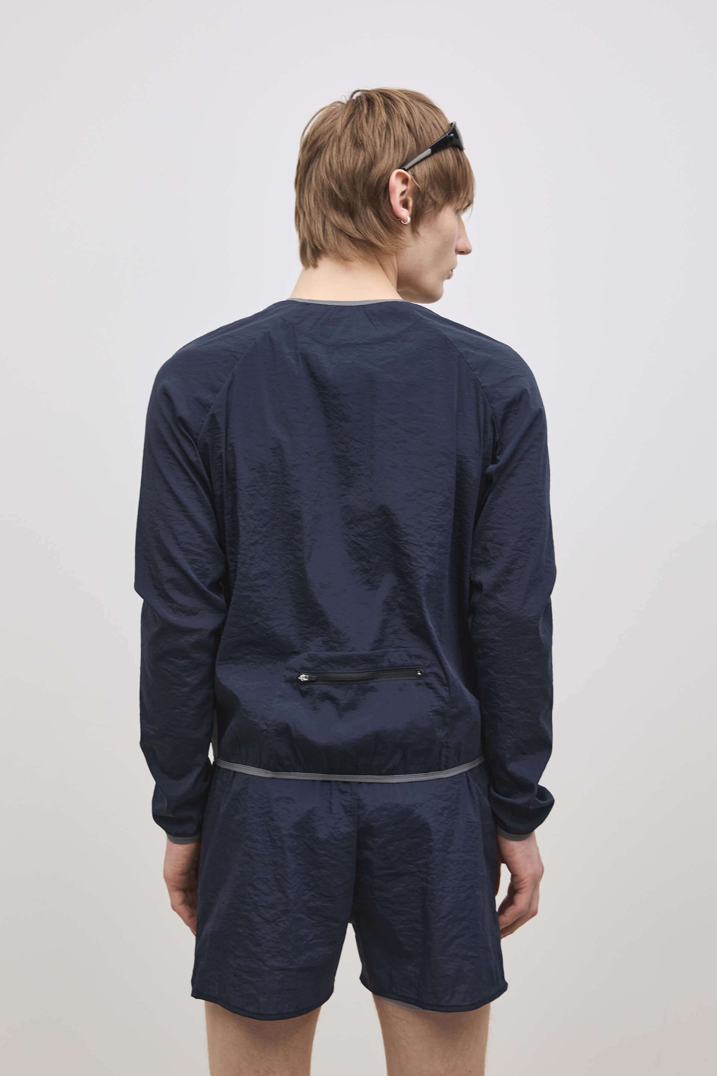 Literary Sport | Leo Mens Lightweight Running Jacket - Night Dark Navy
