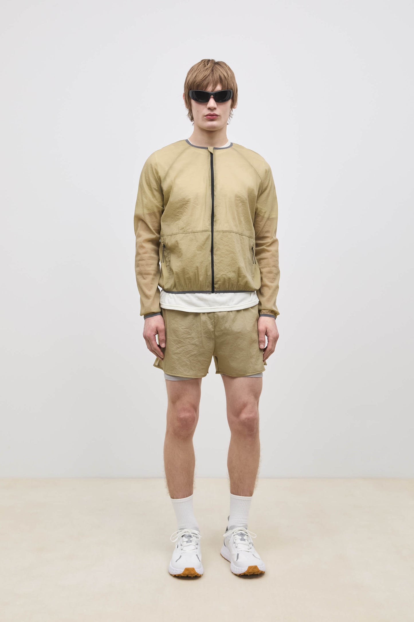 Literary Sport | Leo Mens Lightweight Running Jacket - Tan