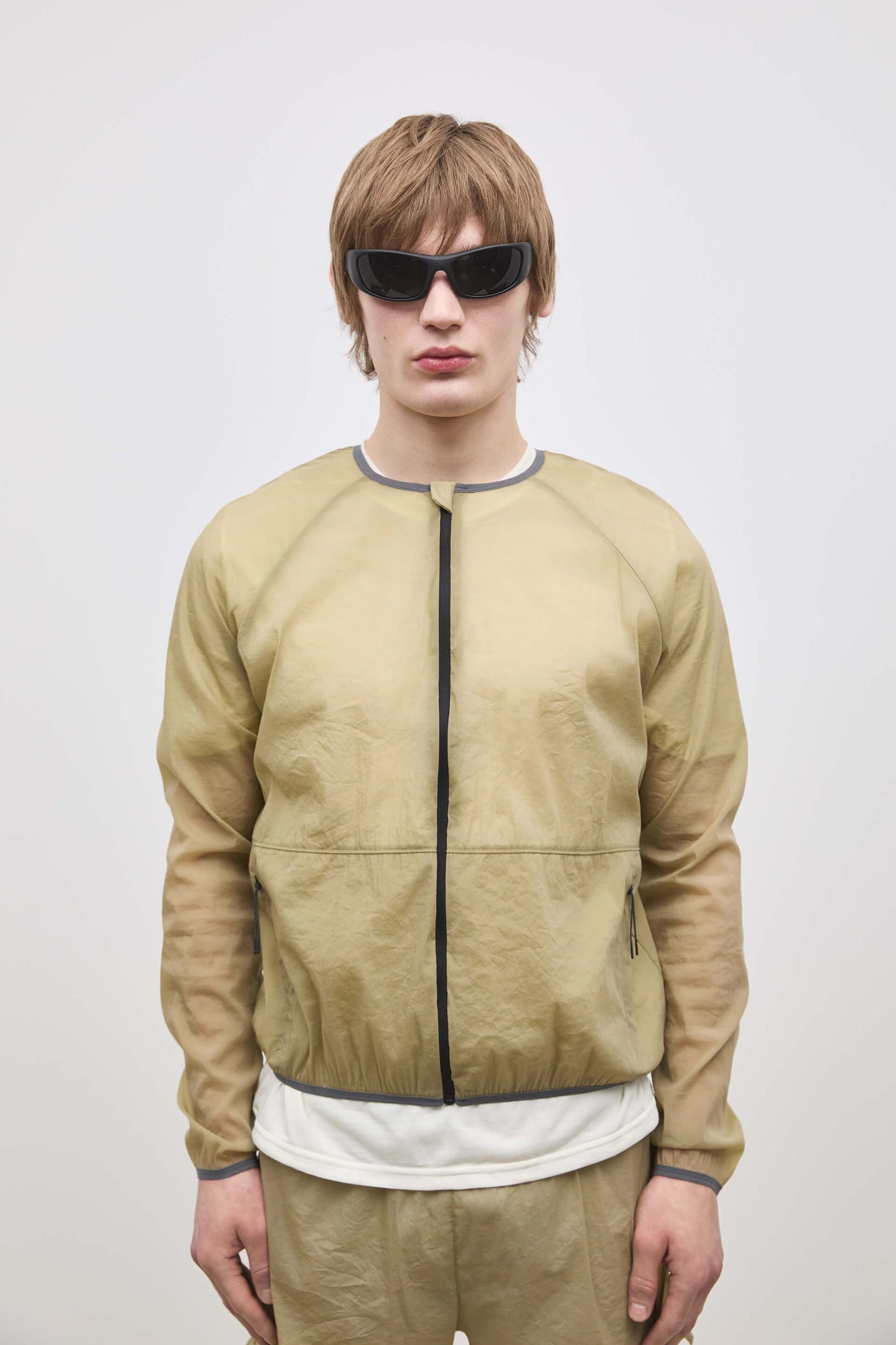 Literary Sport | Leo Mens Lightweight Running Jacket - Tan