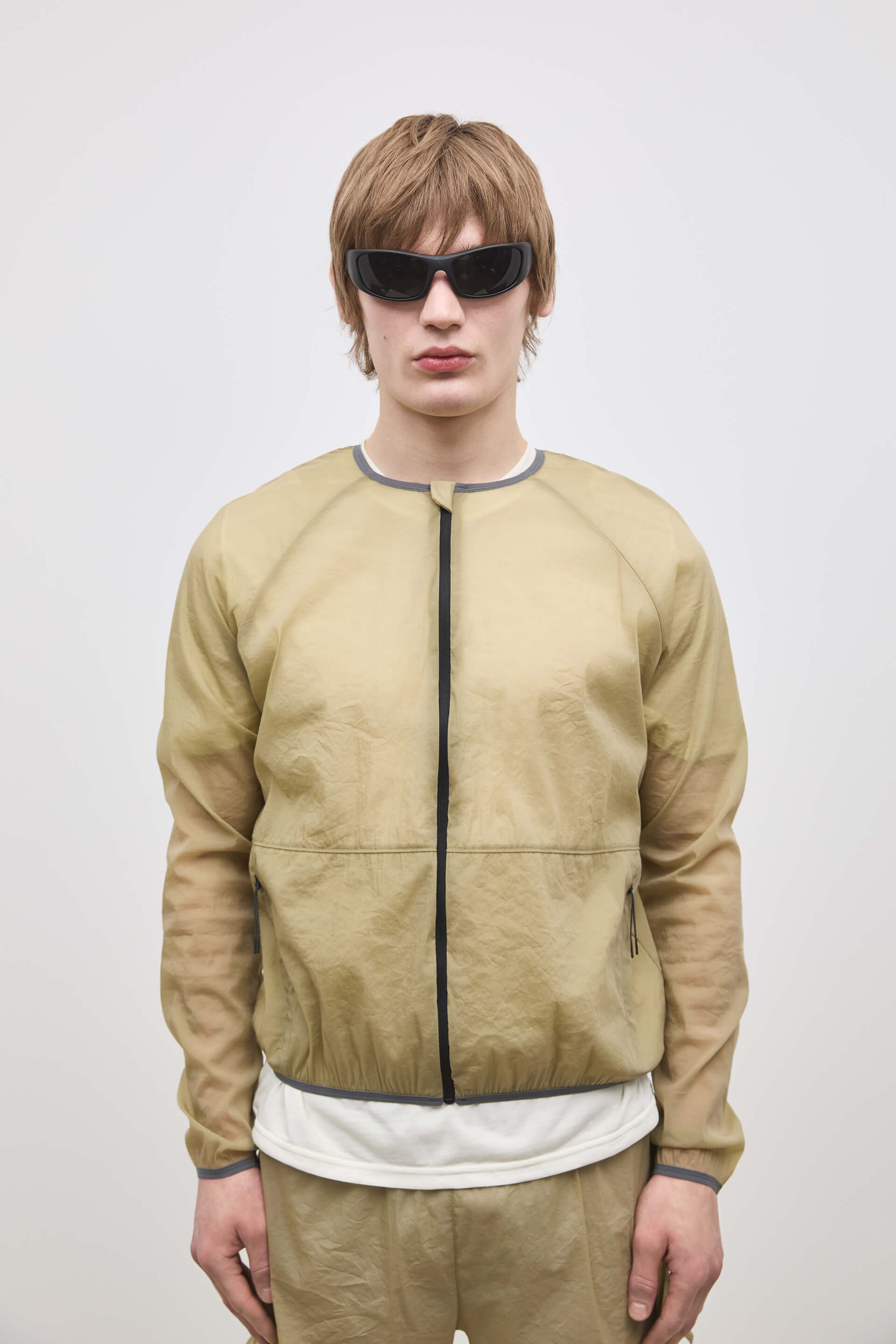Literary Sport | Leo Mens Lightweight Running Jacket - Tan