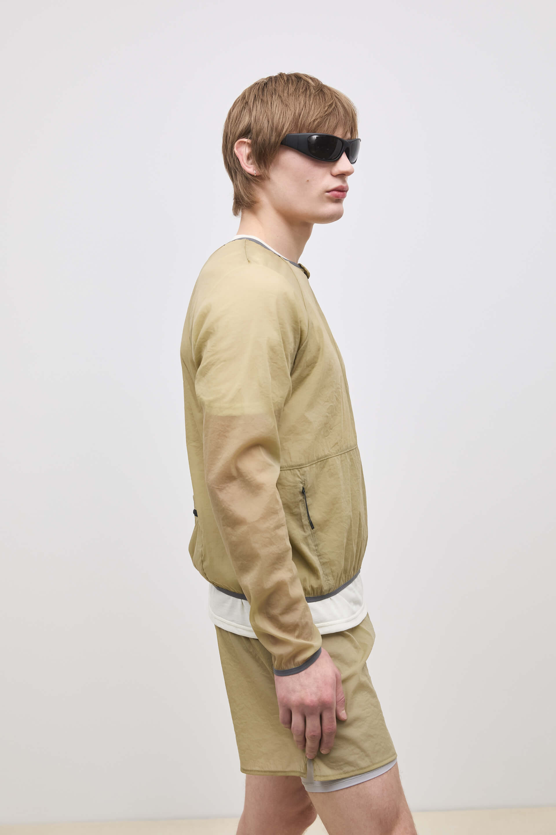 Literary Sport | Leo Mens Lightweight Running Jacket - Tan