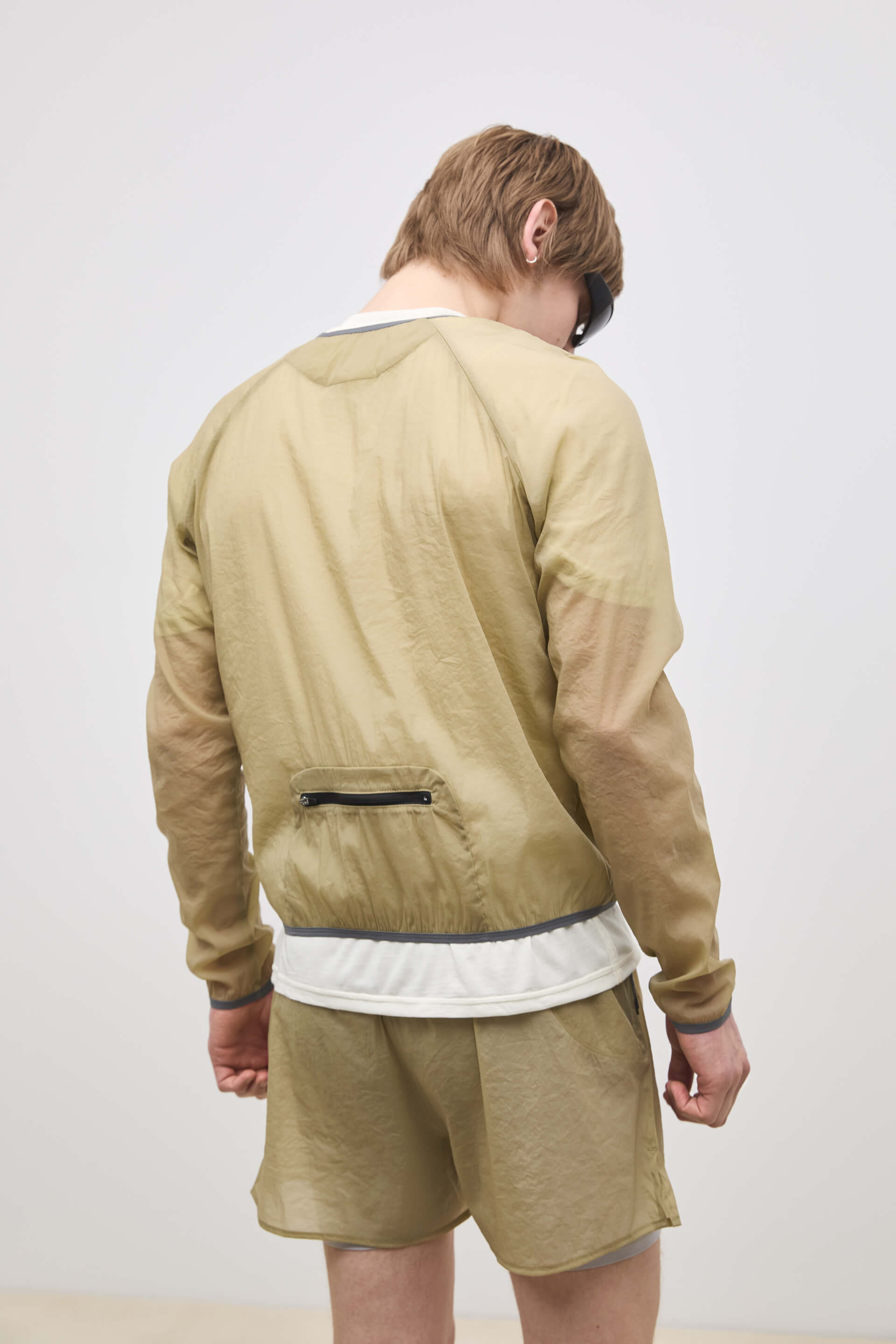 Literary Sport | Leo Mens Lightweight Running Jacket - Tan